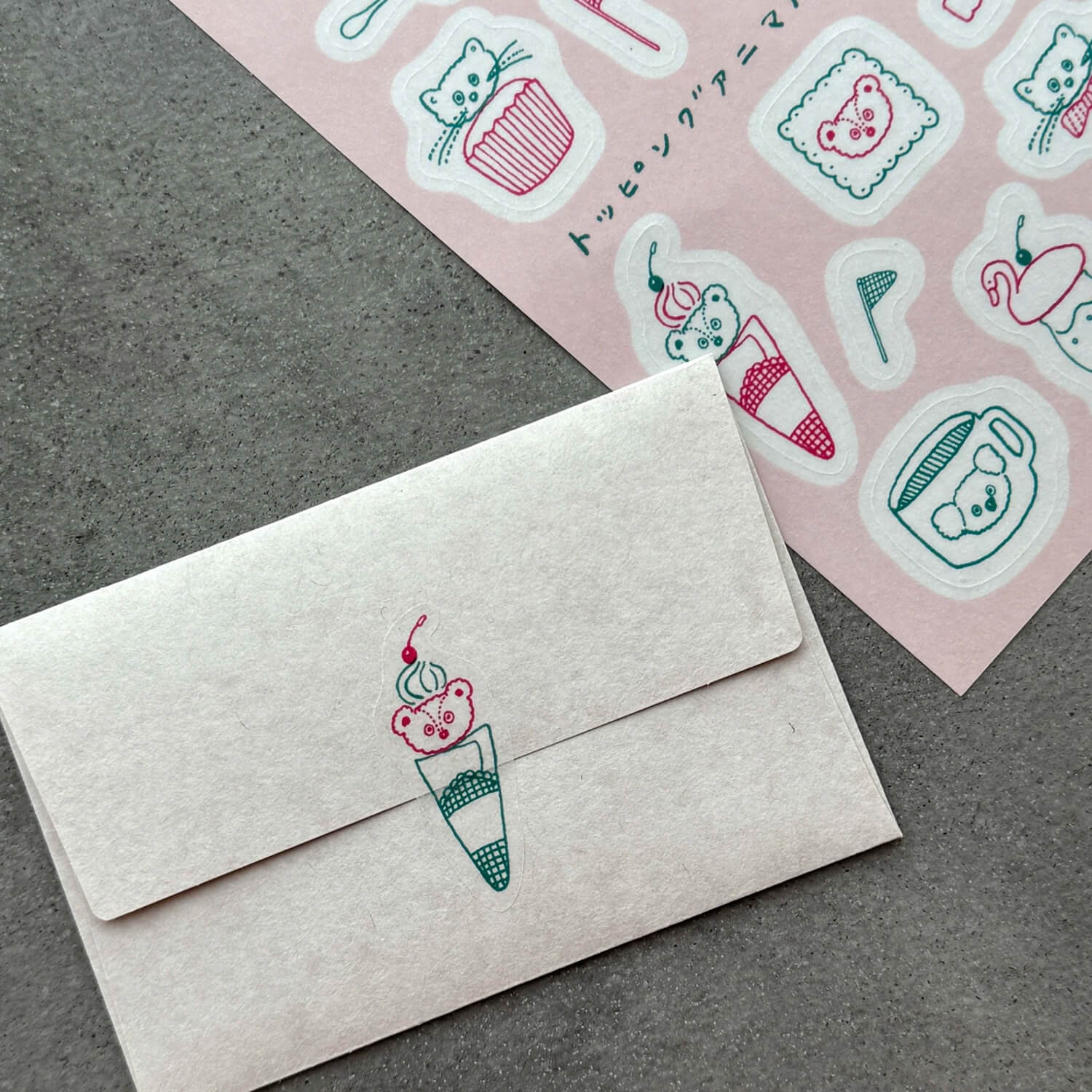Tobimatsu Shoichiro × Mizushima Tracing Stickers – Topping Animals