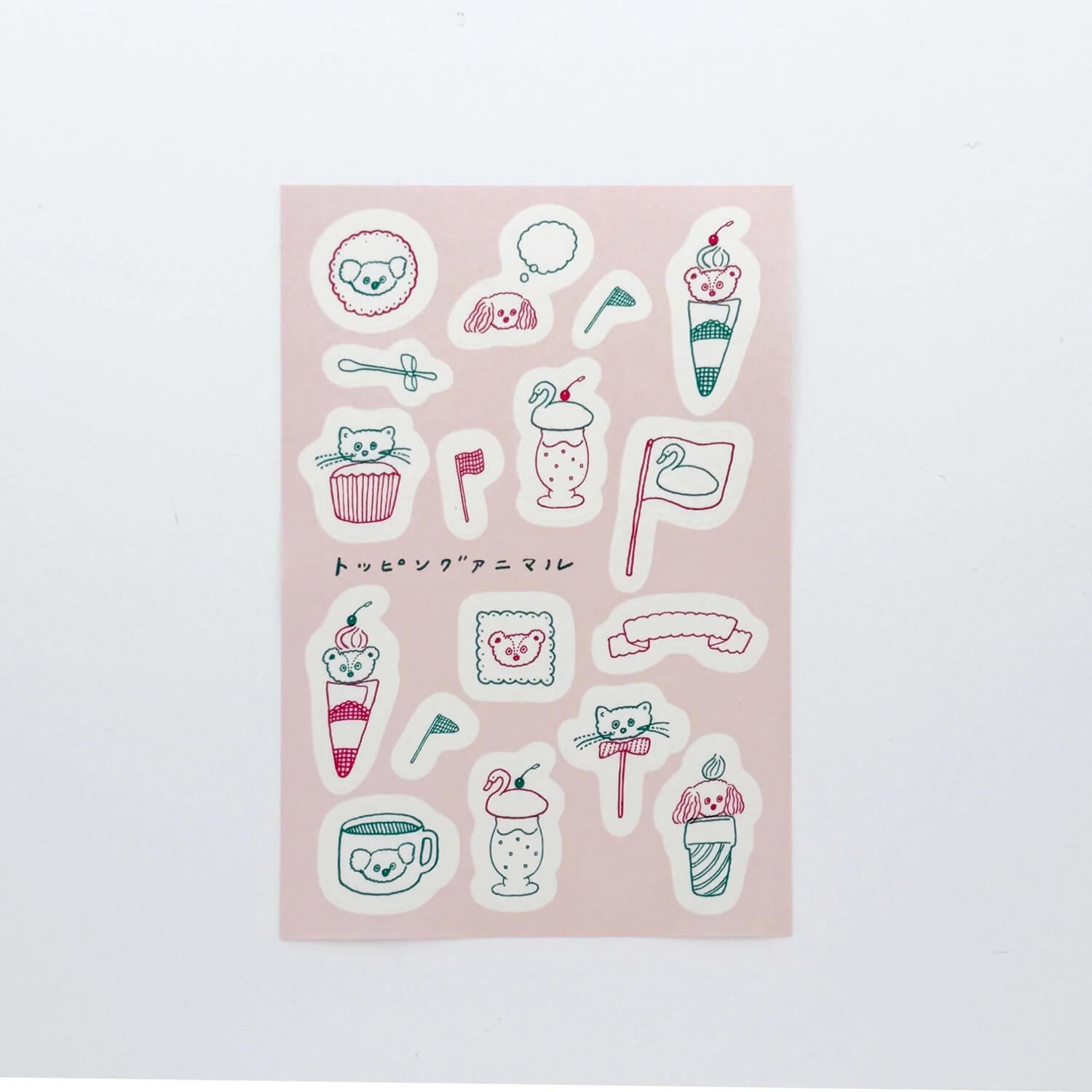 Tobimatsu Shoichiro × Mizushima Tracing Stickers – Topping Animals
