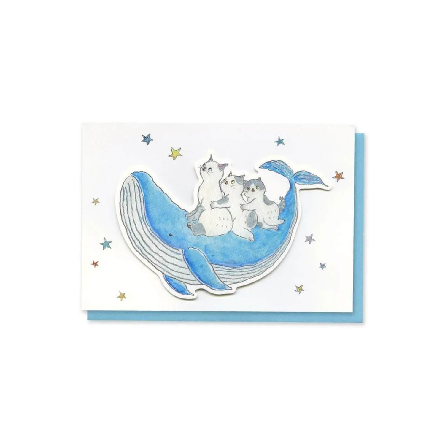 Tocoro Comugi 3D All Occasion Greeting Card – Whale