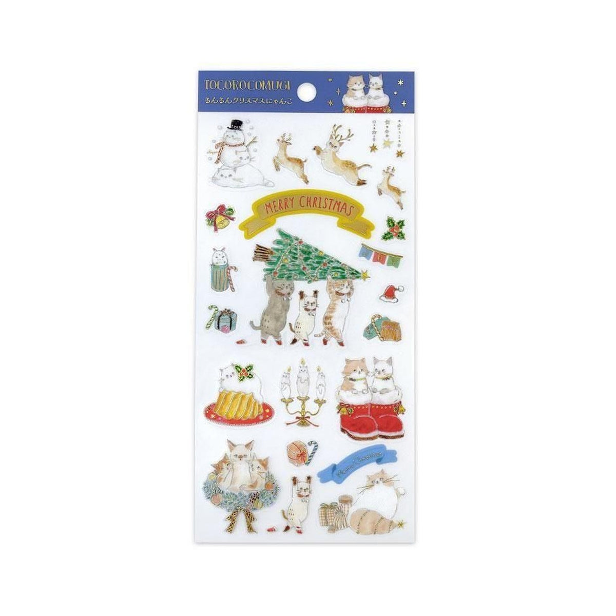 Tocoro Comugi Christmas Frost Sticker Sheet – Tree