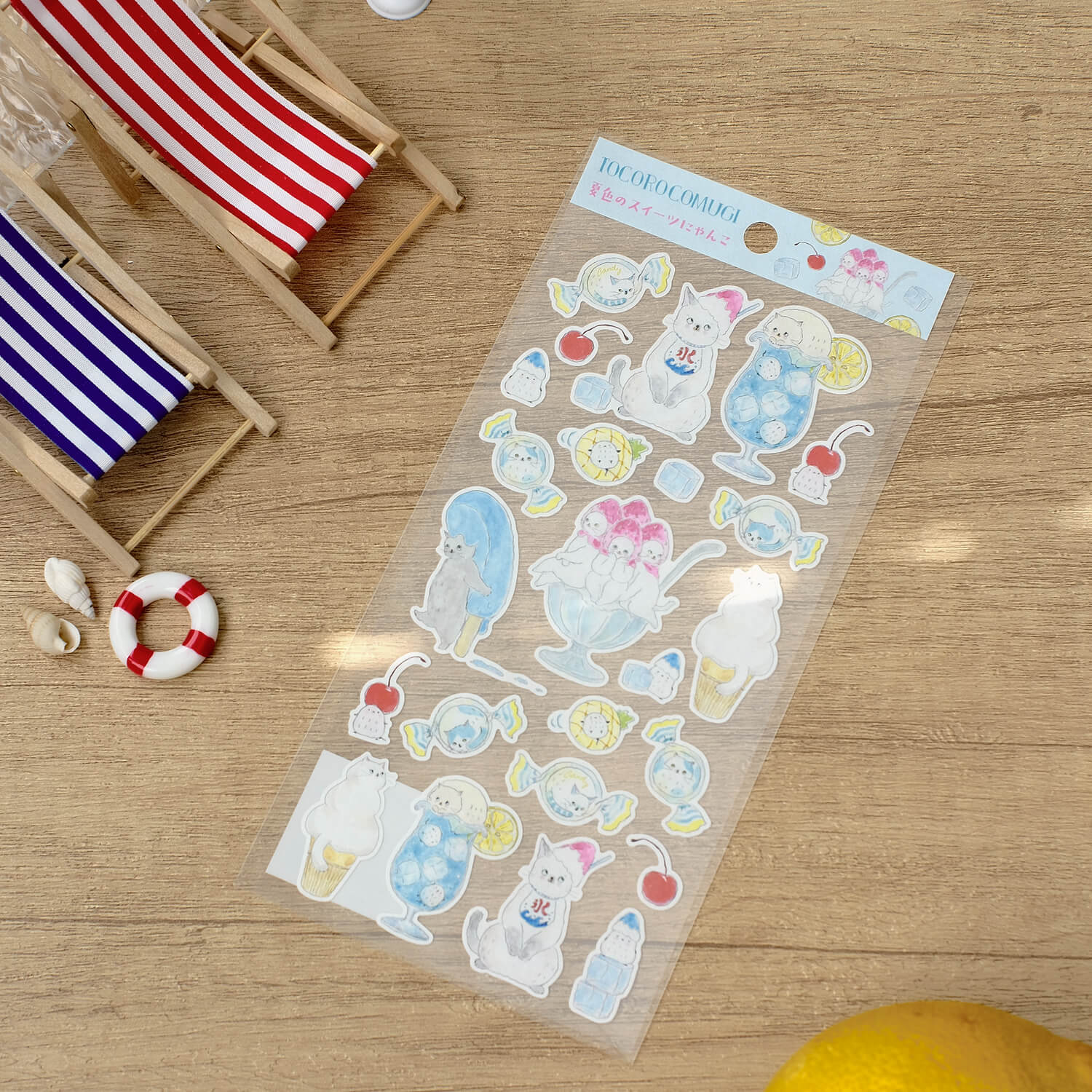 Tocoro Comugi Cotton Stickers – Ice Cream