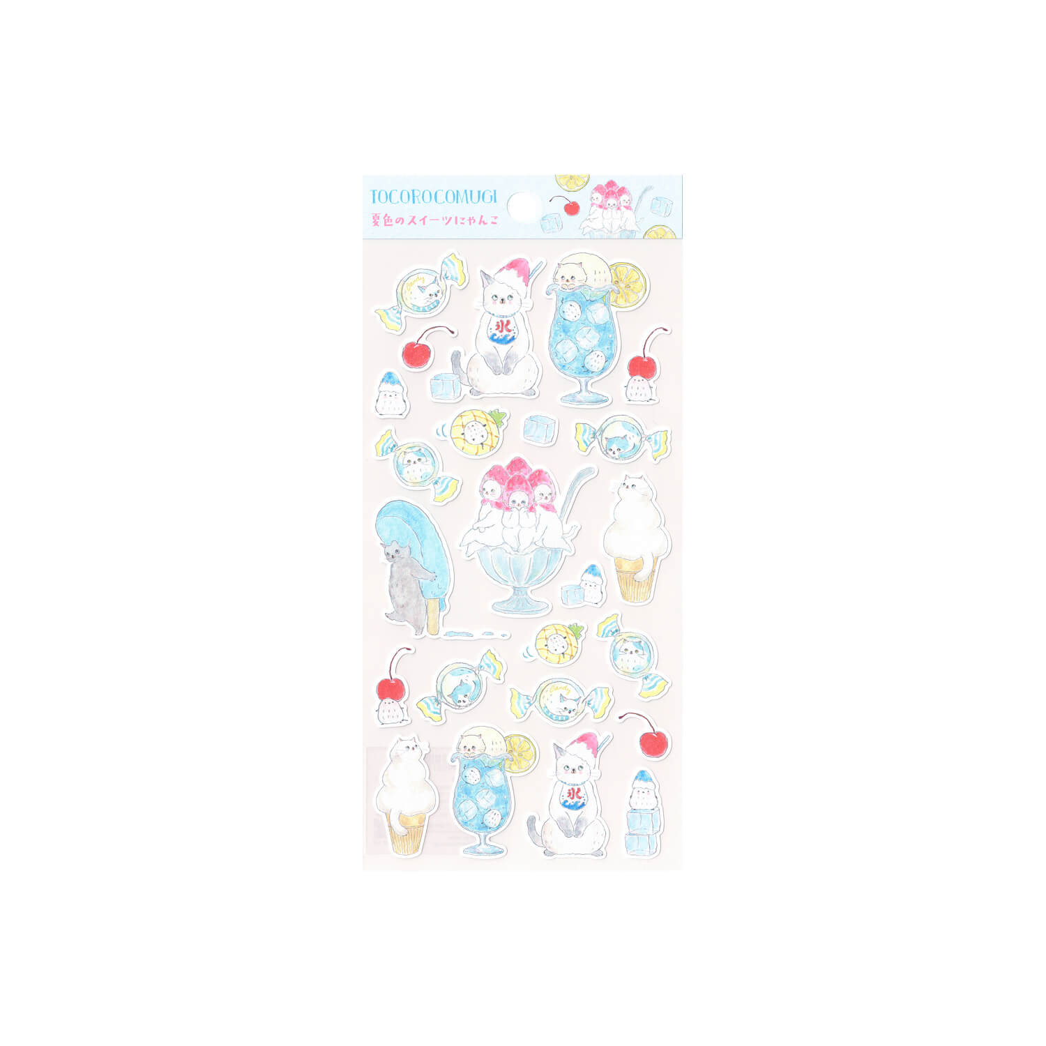 Tocoro Comugi Cotton Stickers – Ice Cream