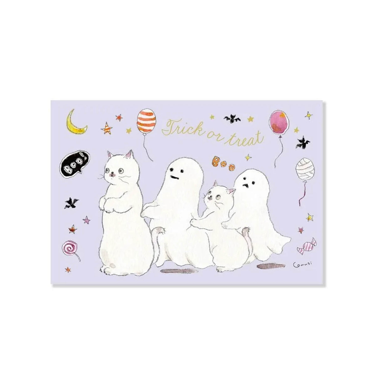 Tocoro Comugi Halloween Postcard – Halloween Ghost Audition