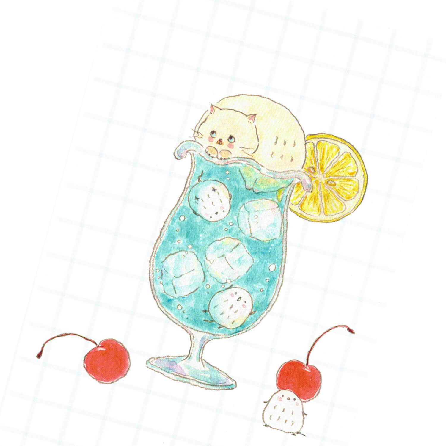Tocoro Comugi Summer Postcard – Soda Float