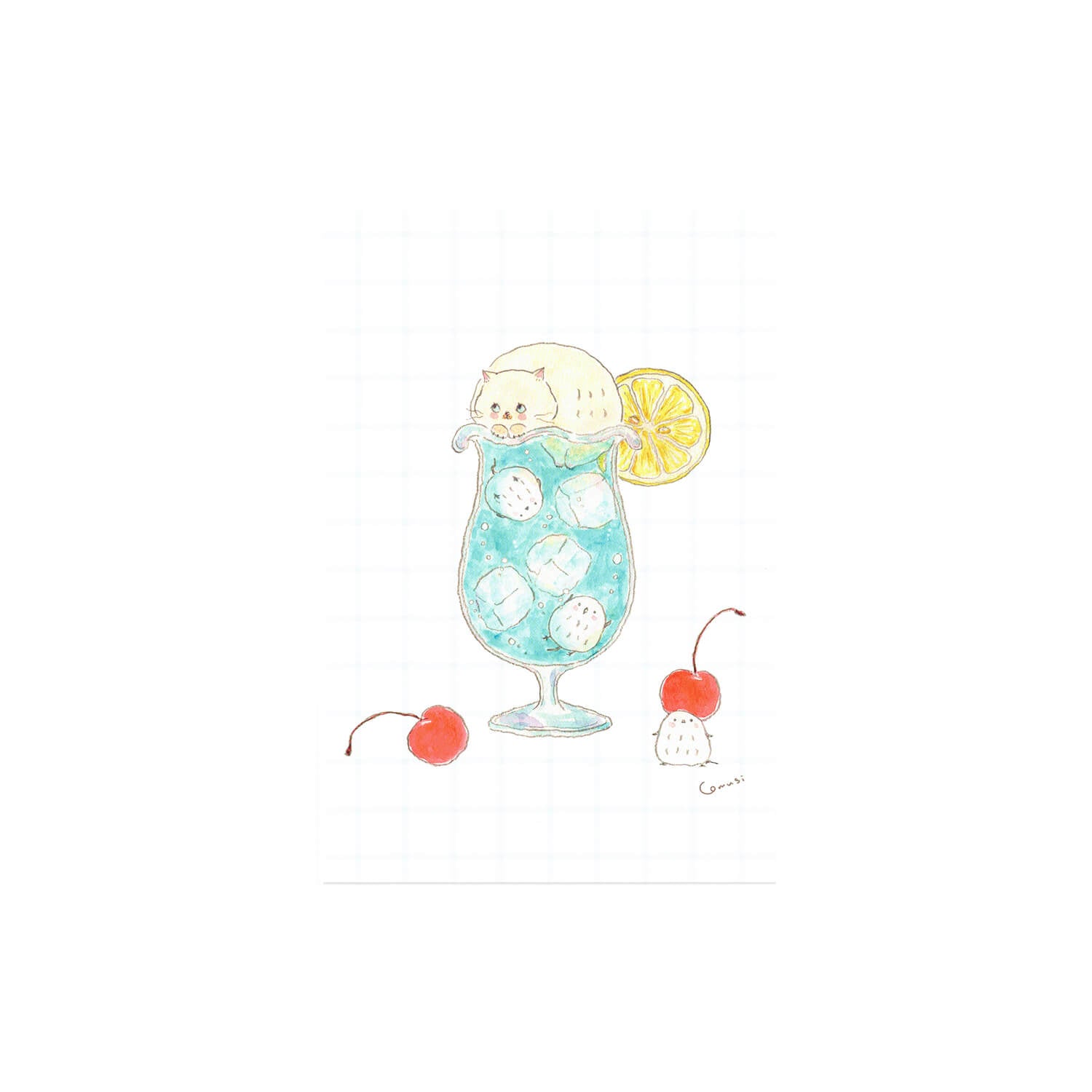 Tocoro Comugi Summer Postcard – Soda Float