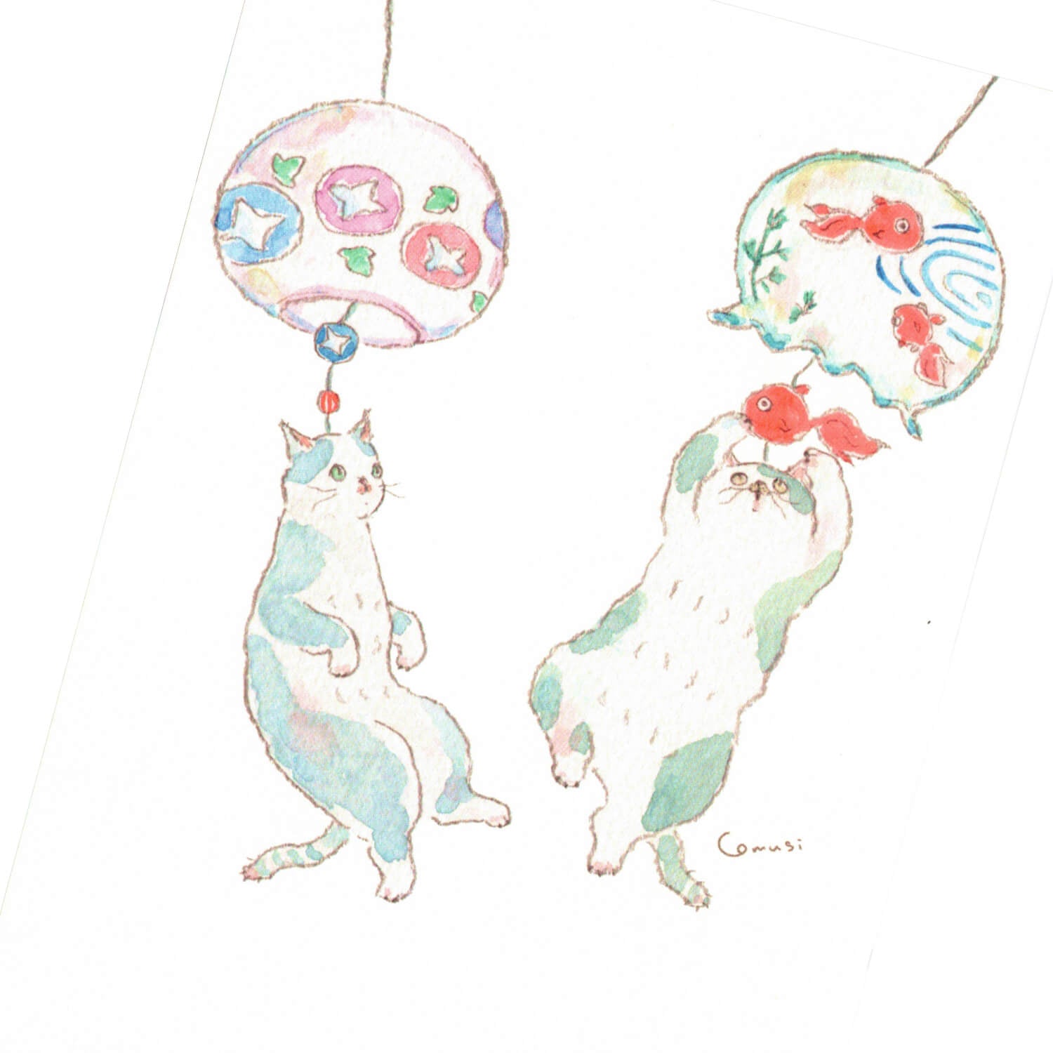 Tocoro Comugi Summer Postcard – Wind Chimes