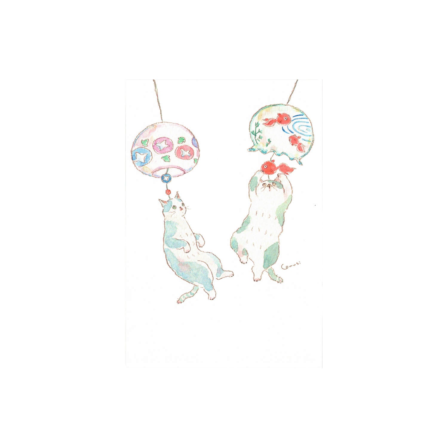 Tocoro Comugi Summer Postcard – Wind Chimes
