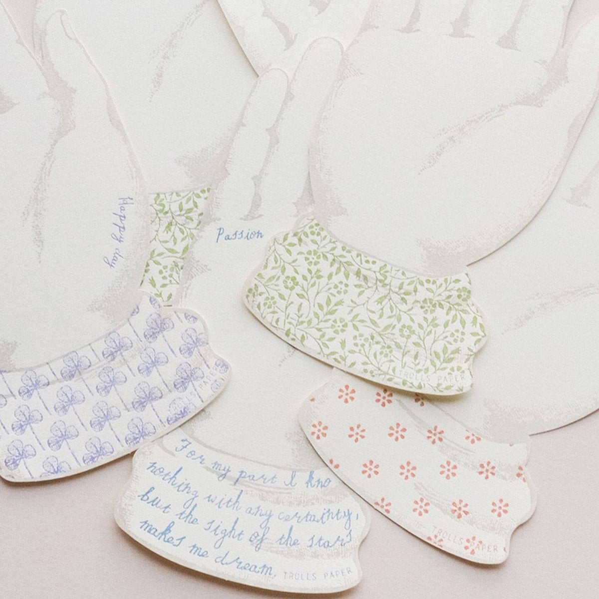 Trolls Paper Grandma Hand Bookmark Memo