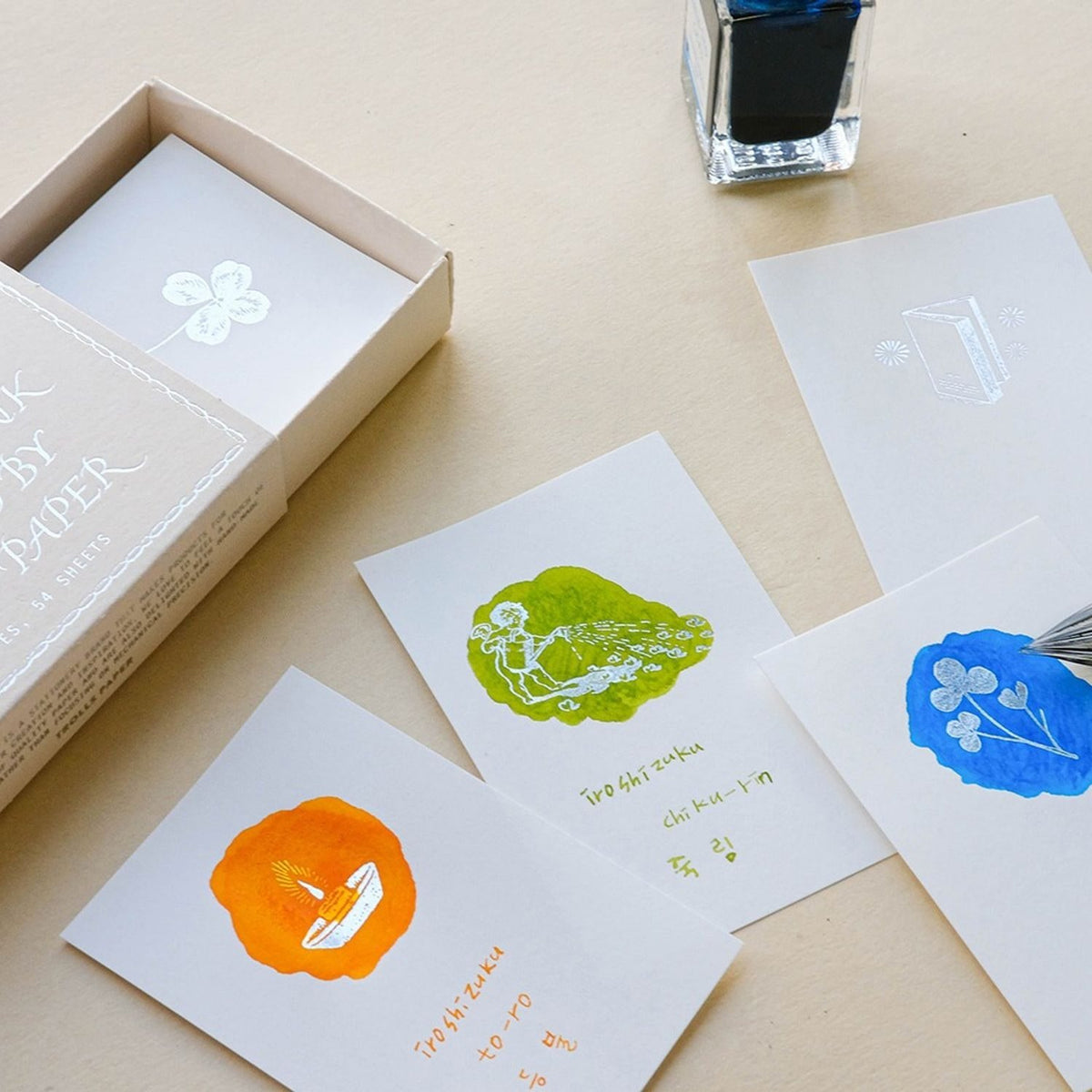 Trolls Paper Ink Swatch Paper - Silver Foil