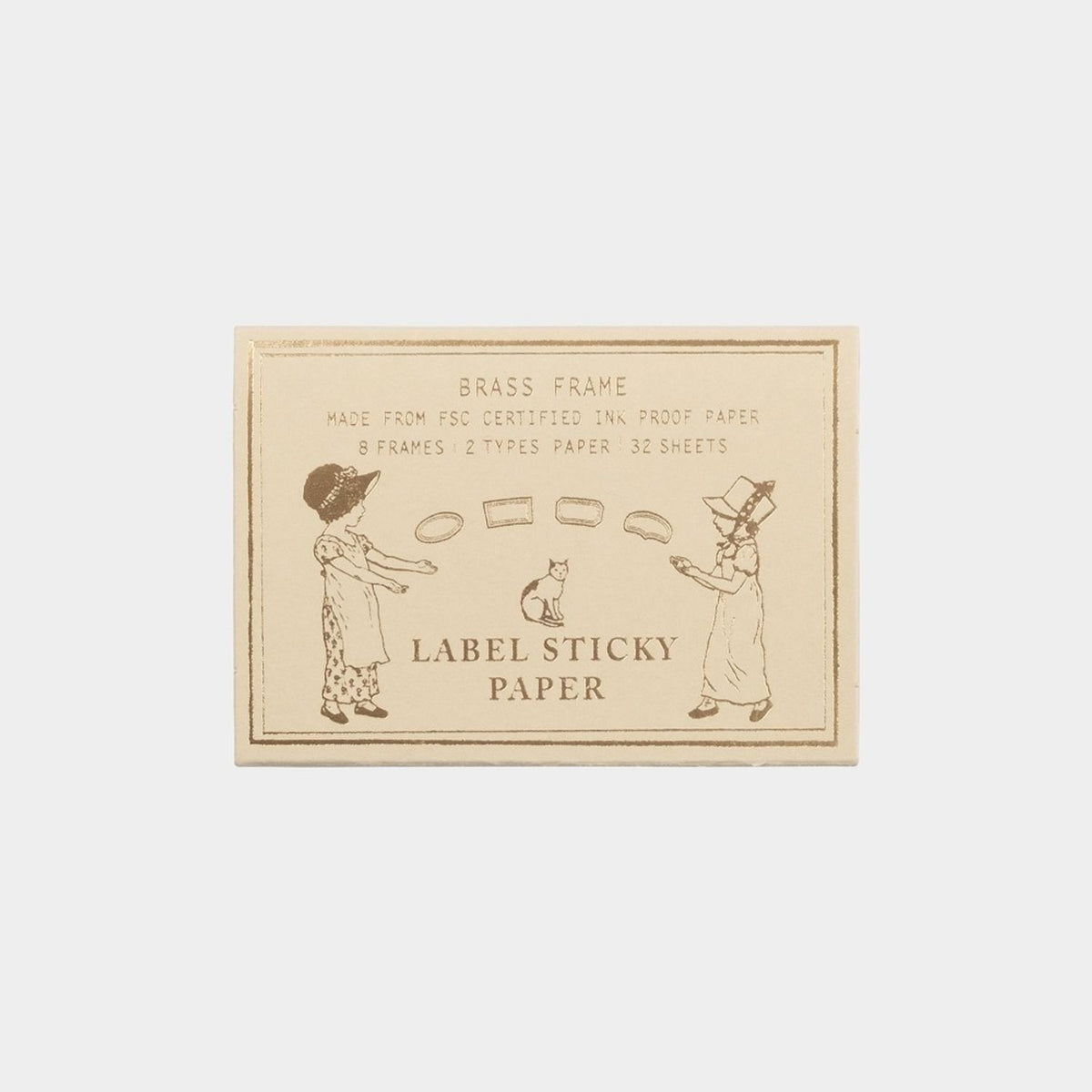 Trolls Paper Label Sticky Paper - Brass Frame