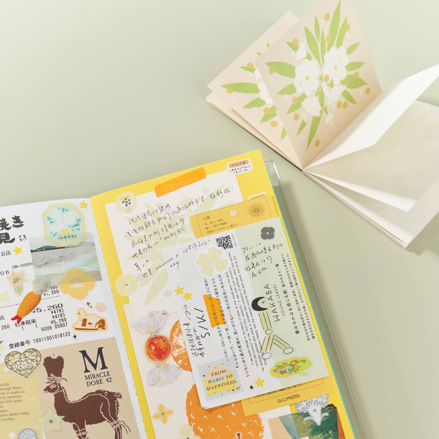 Unooooo x Nagi Memo Pad – California Evening Primrose