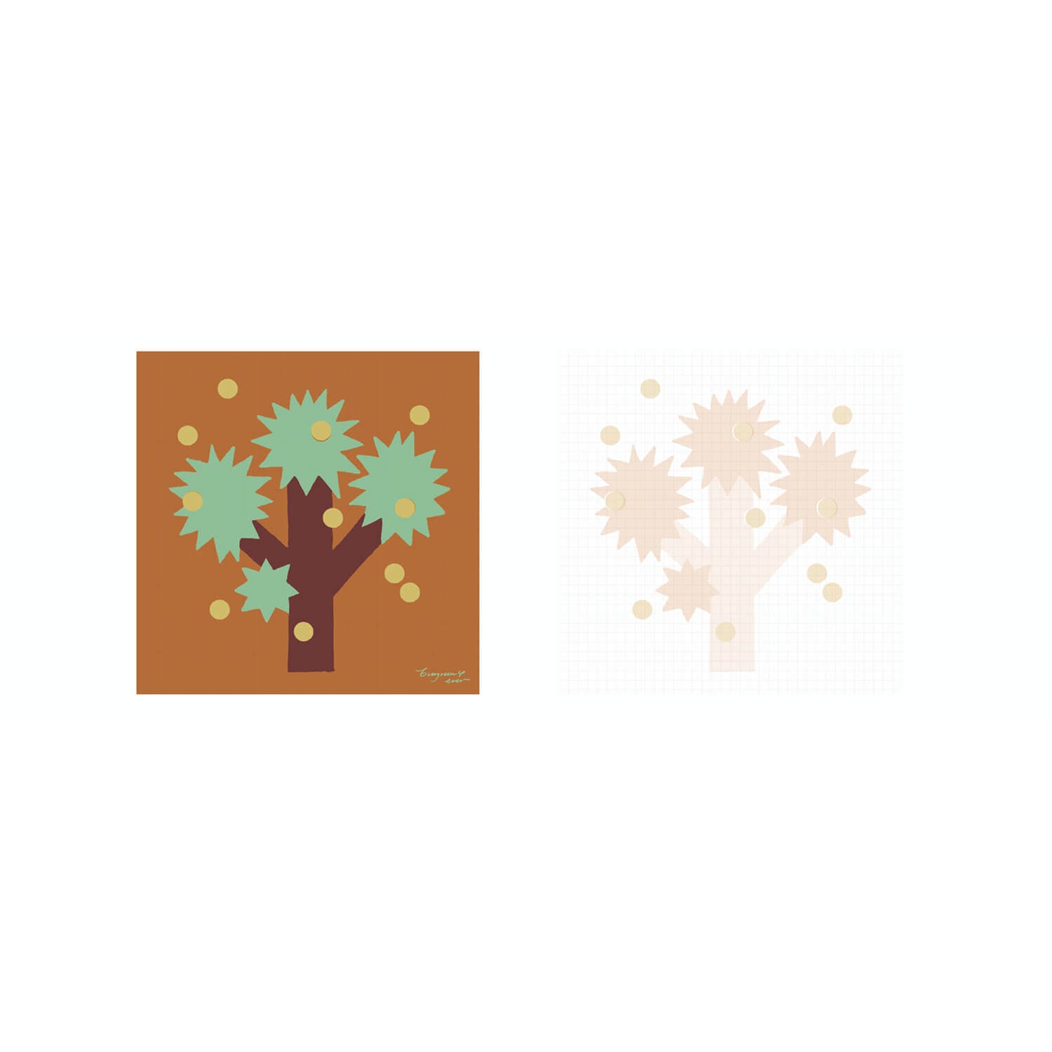 Unooooo x Nagi Memo Pad – Joshua Tree