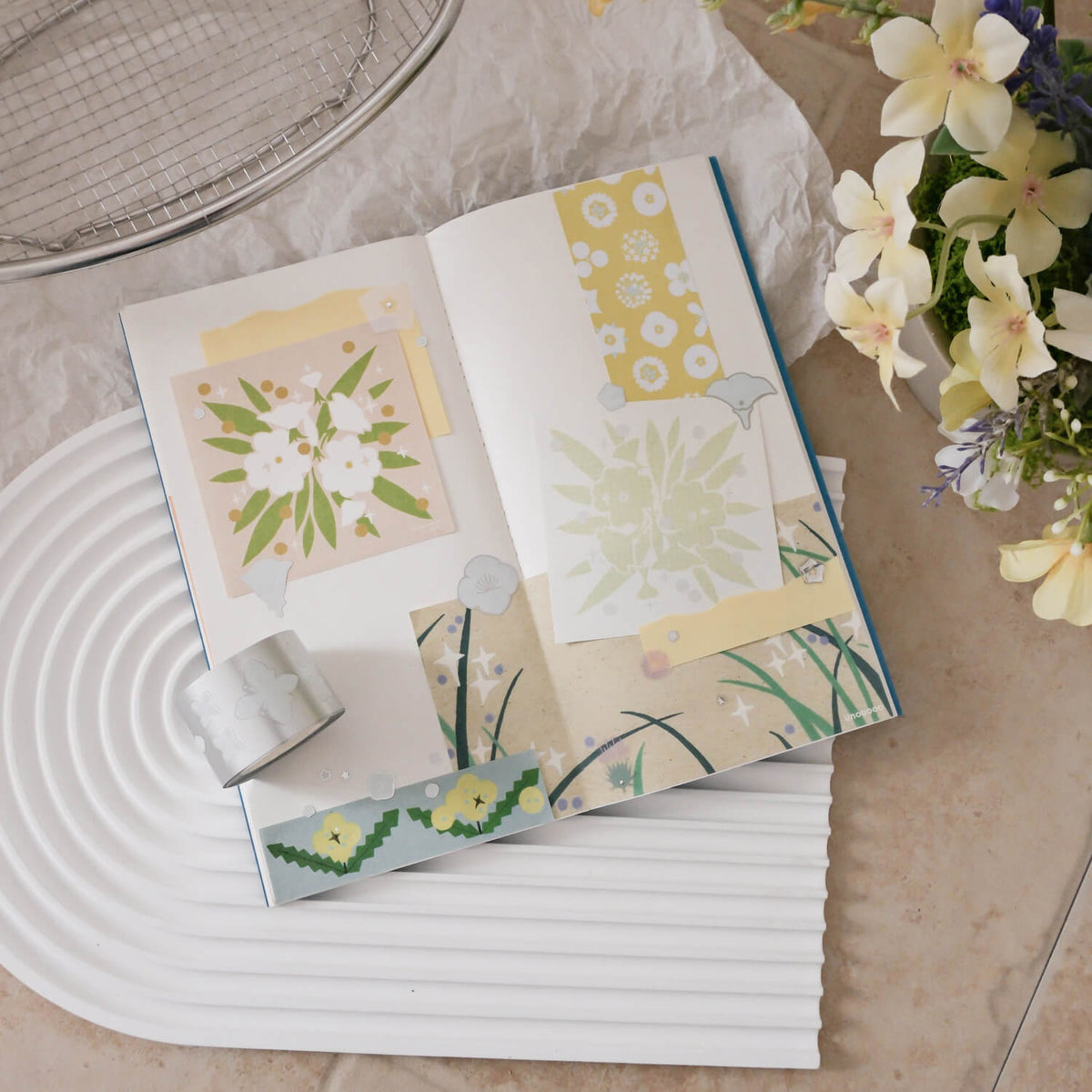 Unooooo x Nagi PET Kiss-Cut Tape– California Wildflowers