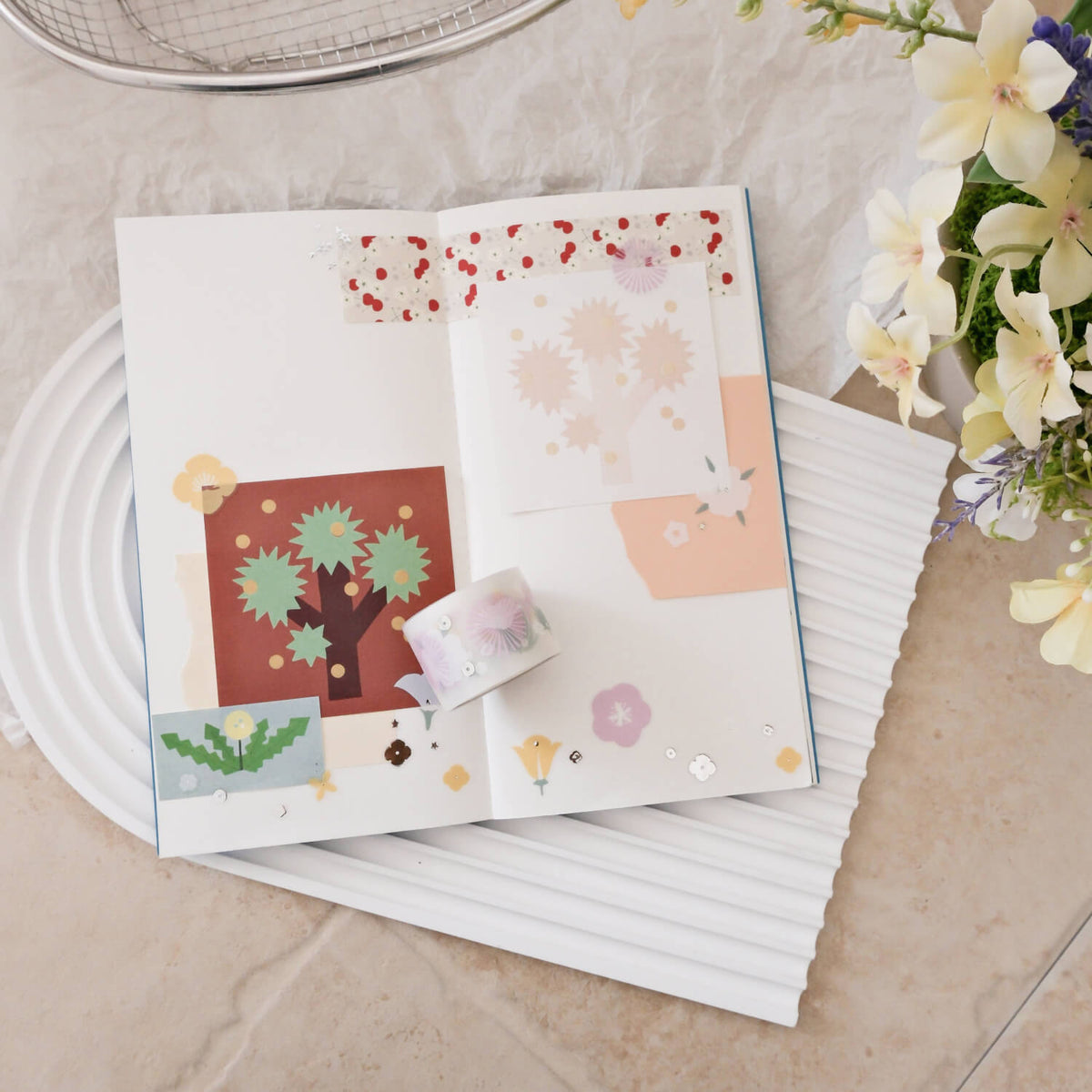 Unooooo x Nagi PET Kiss-Cut Tape– California Wildflowers