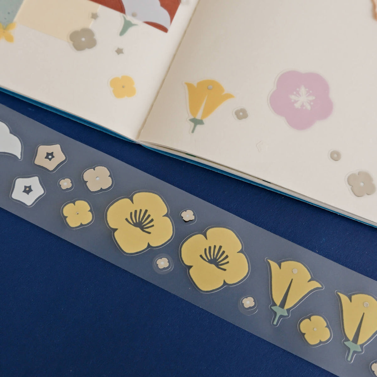 Unooooo x Nagi PET Kiss-Cut Tape– California Wildflowers