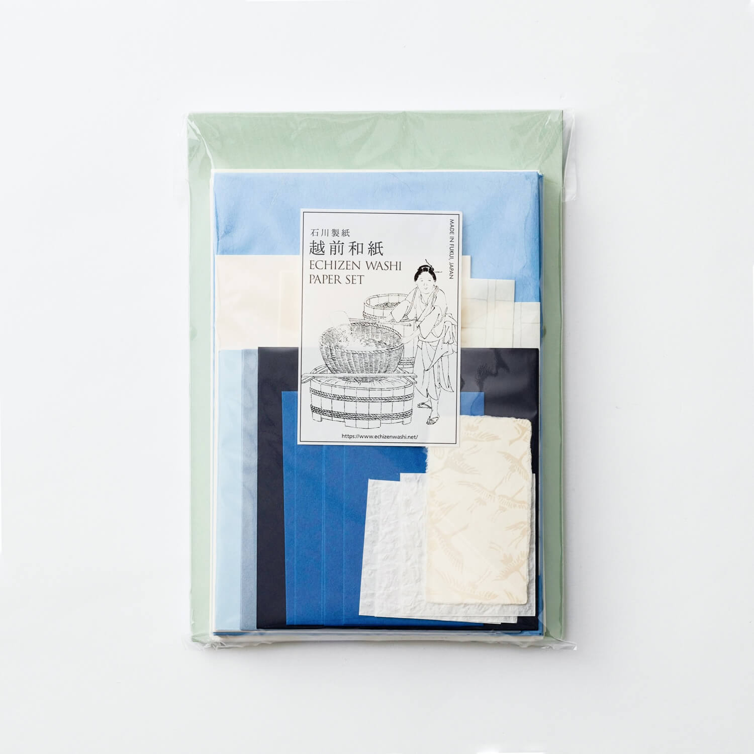 Wacca Paper WACCA Echizen Washi Ishikawa Paper Assortment Set | All Stationery ...