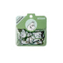World Craft Moomin Face Flake Stickers – Thinking