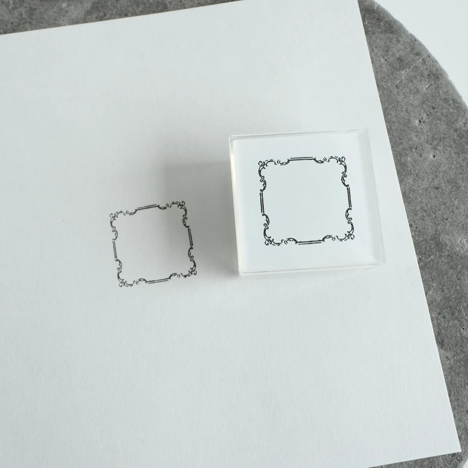 Yohaku Acrylic Pre-Inked Stamp – Sonata (SS-002)