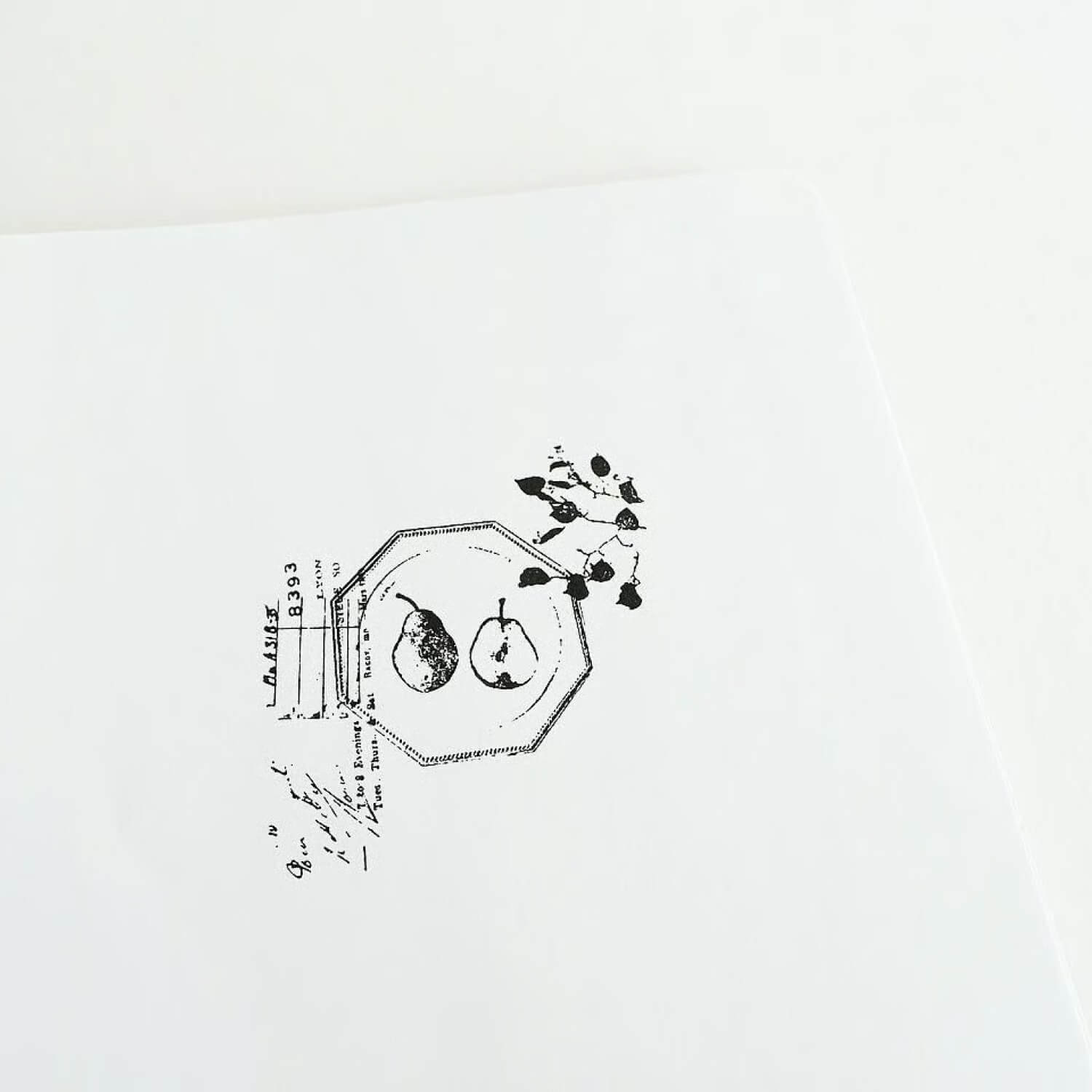 Yohaku Rubber Stamp – Autumn Forest (S-083)
