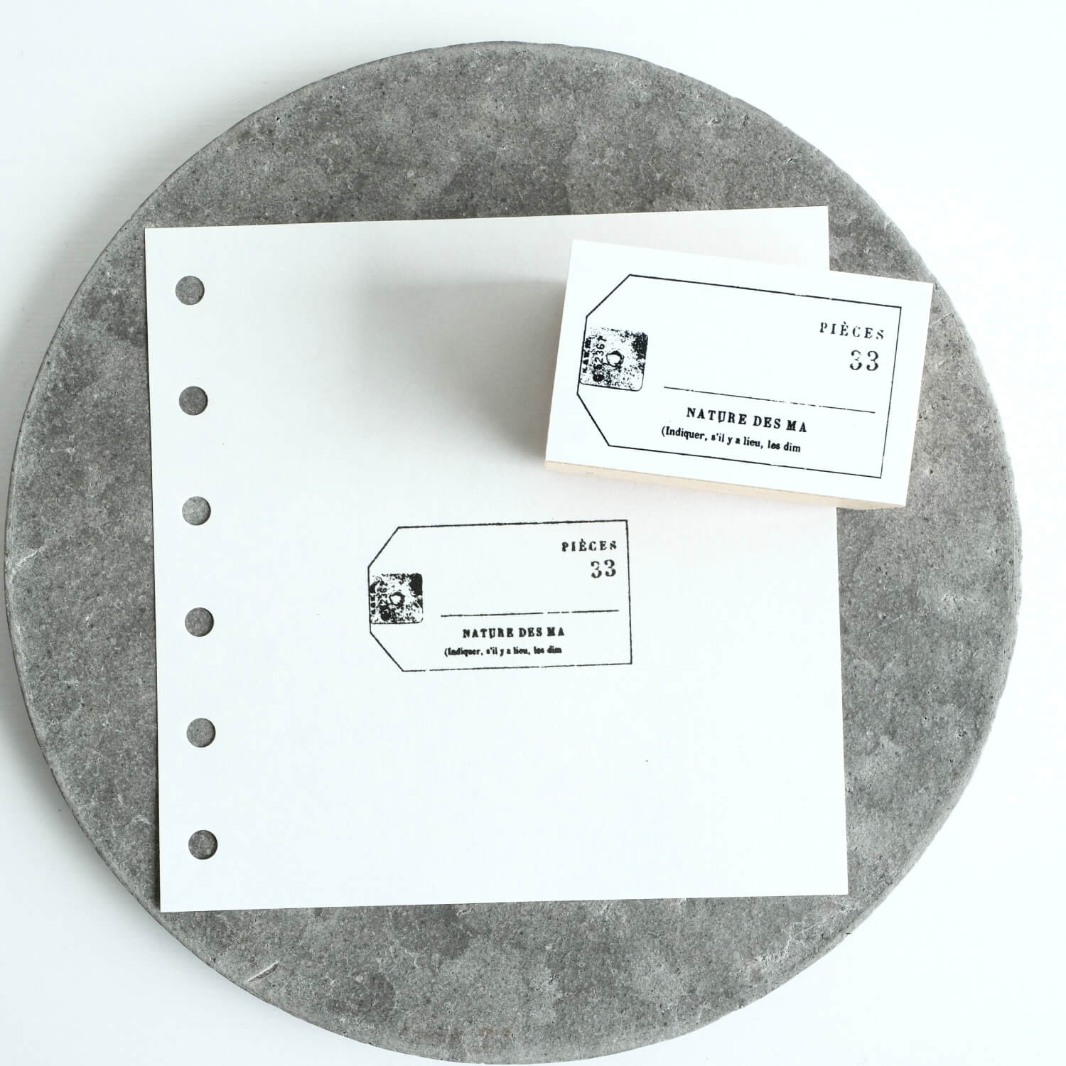 Yohaku Rubber Stamp – Fragment (S-132)