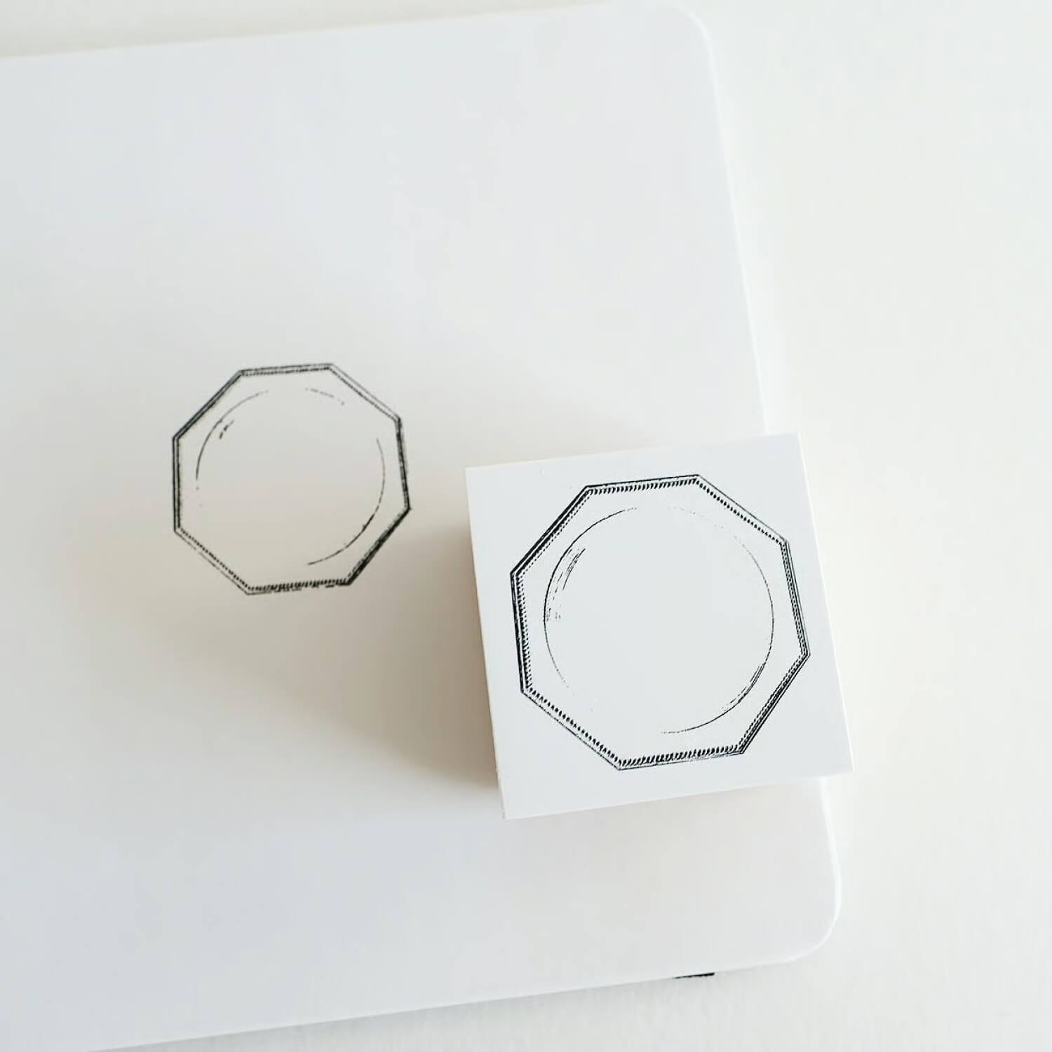 Yohaku Rubber Stamp – Octagonal (S-080)