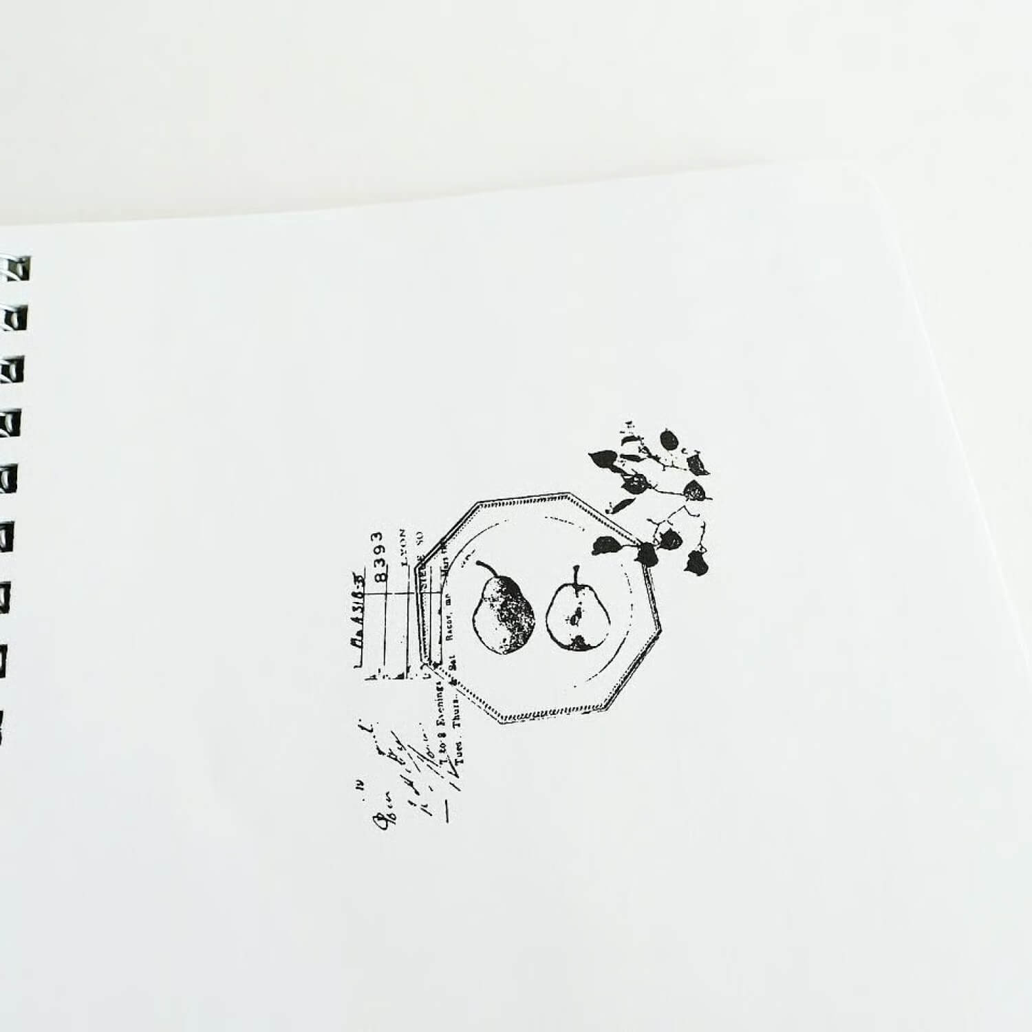 Yohaku Rubber Stamp – Octagonal (S-080)