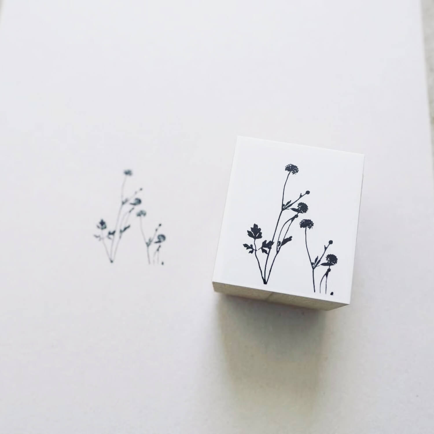 Yohaku Rubber Stamp – Summer Garden (S-041)