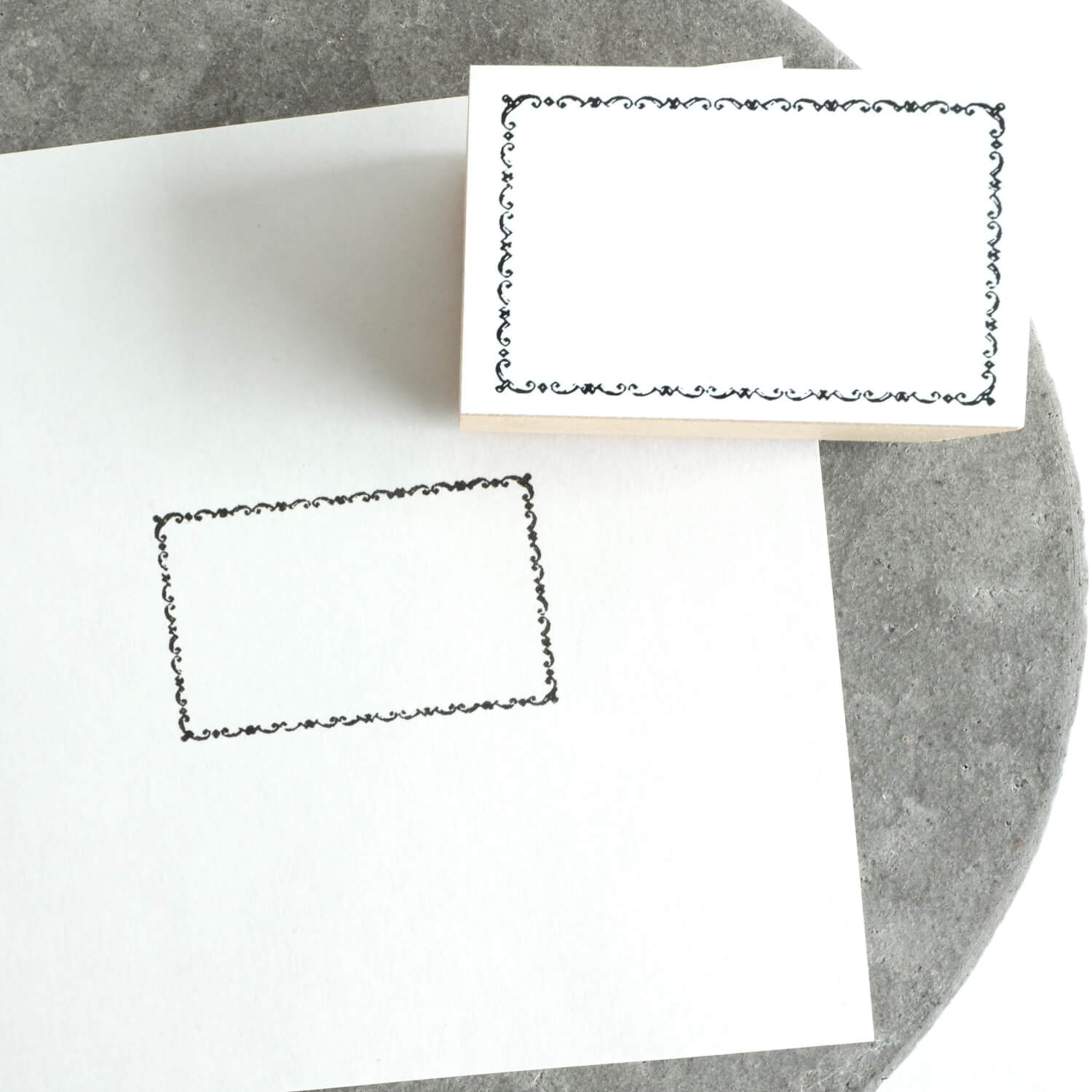 Yohaku Rubber Stamp – Waltz (S-131)