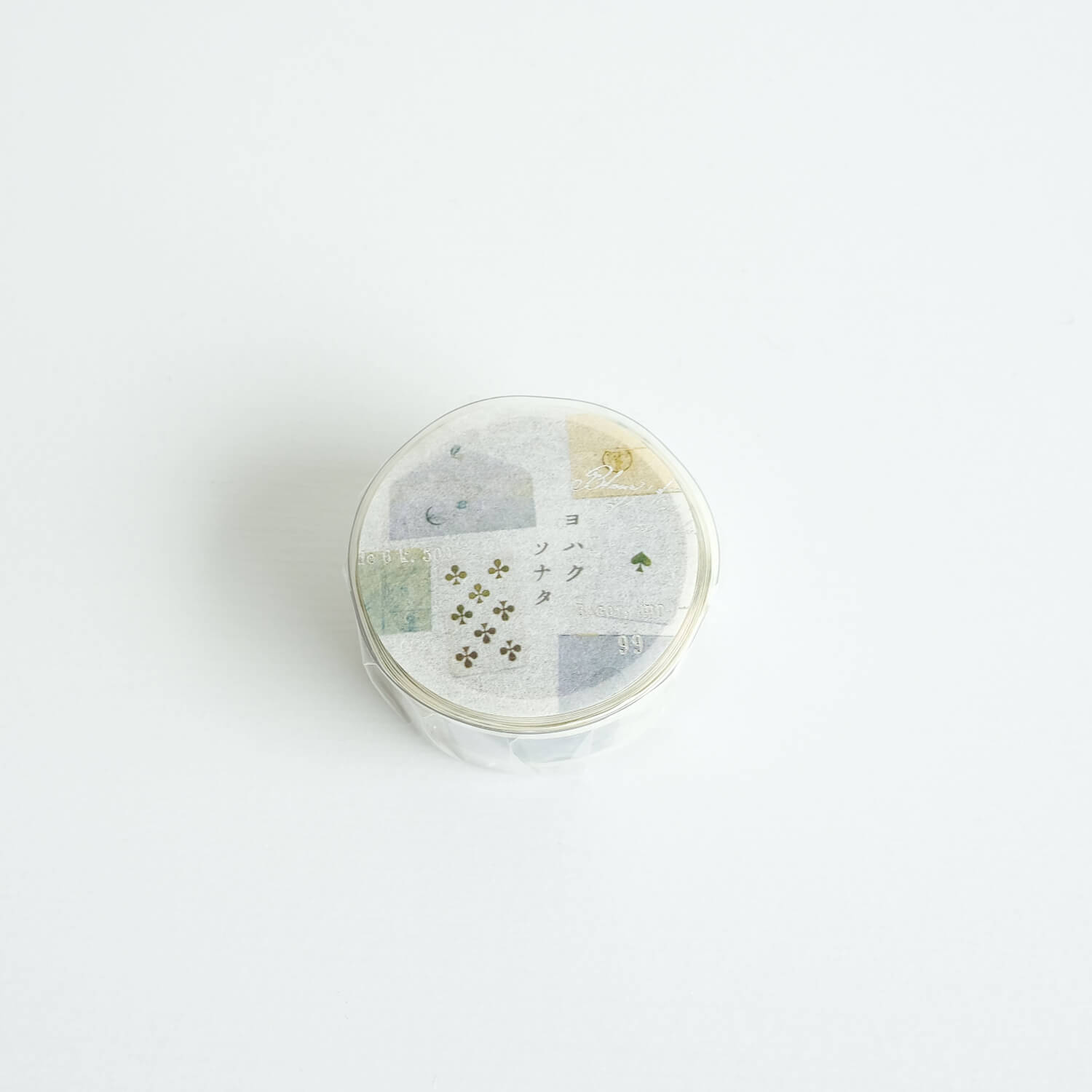 Yohaku Silver Foil Die-cut Masking Tape – Sonata (YD-006)