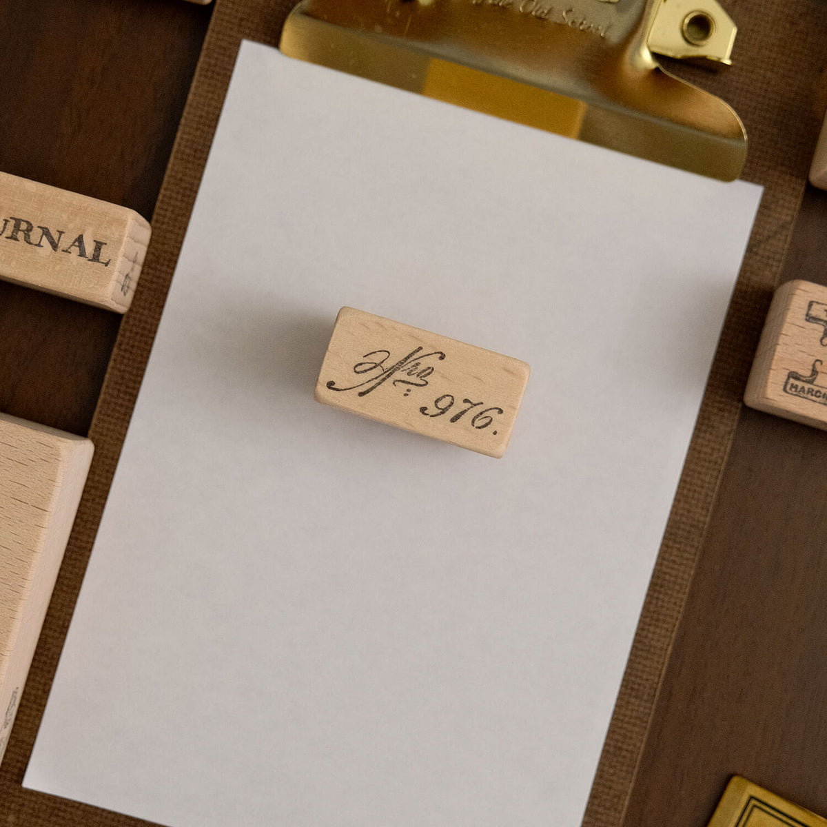 Yoko Kadokawa Rubber Stamp - Hand-Lettering 13 - No.976