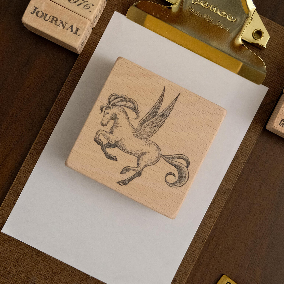 Yoko Kadokawa Rubber Stamp - Pegasus