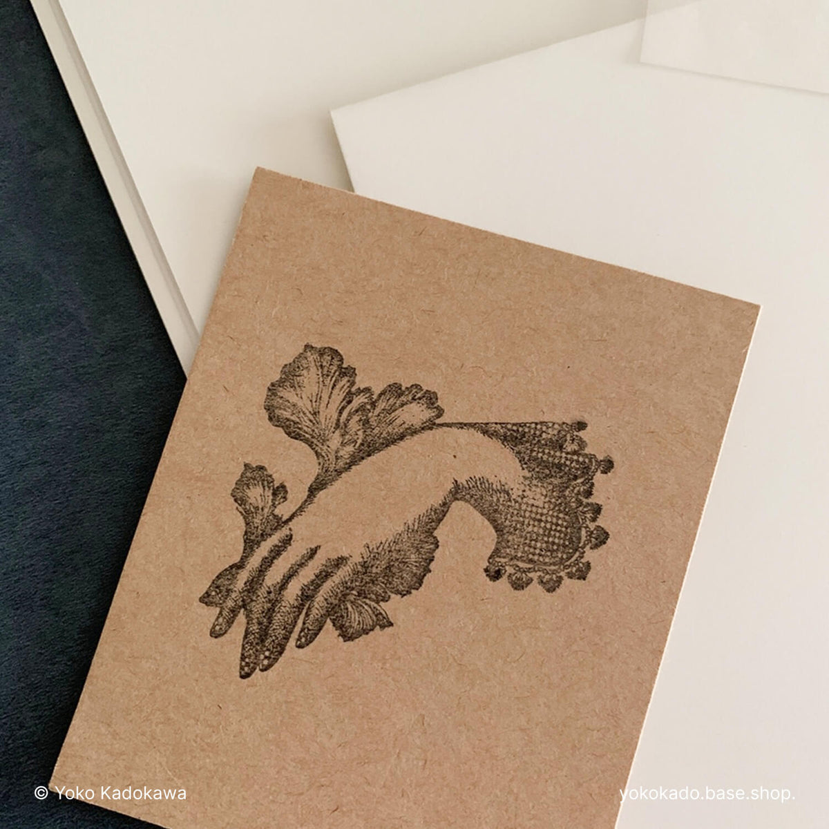 Yoko Kadokawa Rubber Stamp - Y_hand01