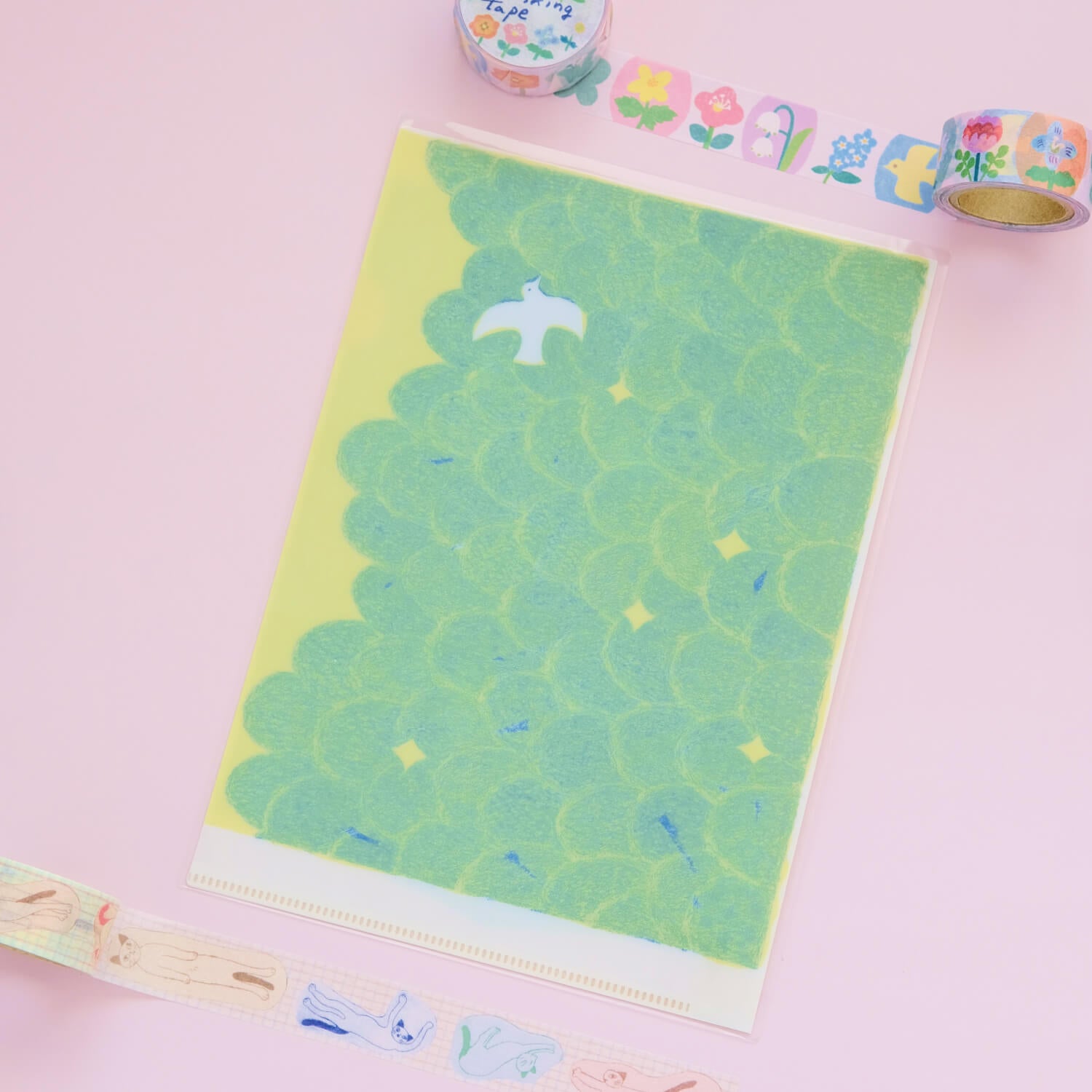 Yoshino Nocodico A5 Clear File – Birds