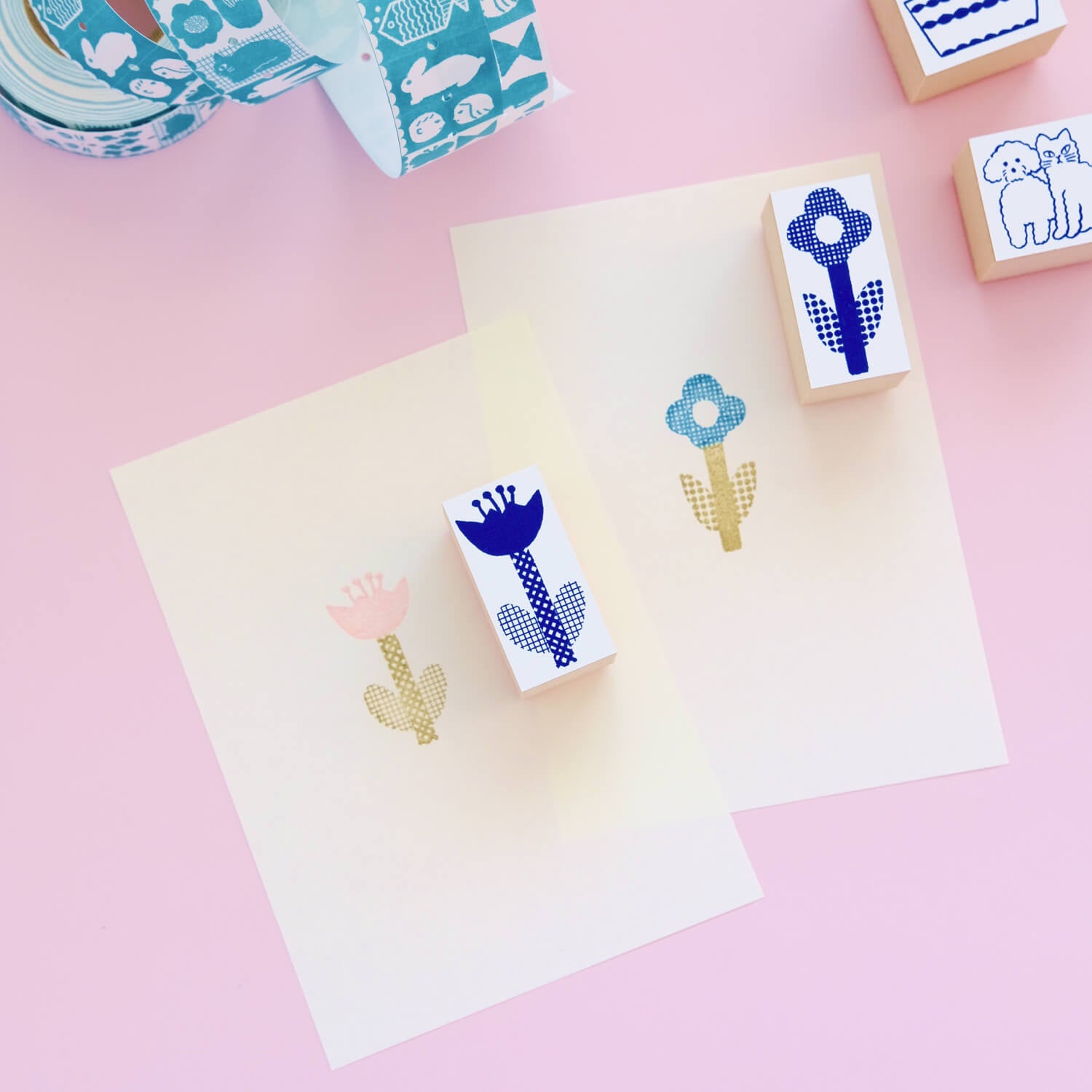 Yoshino Nocodico Rubber Stamp – Flower