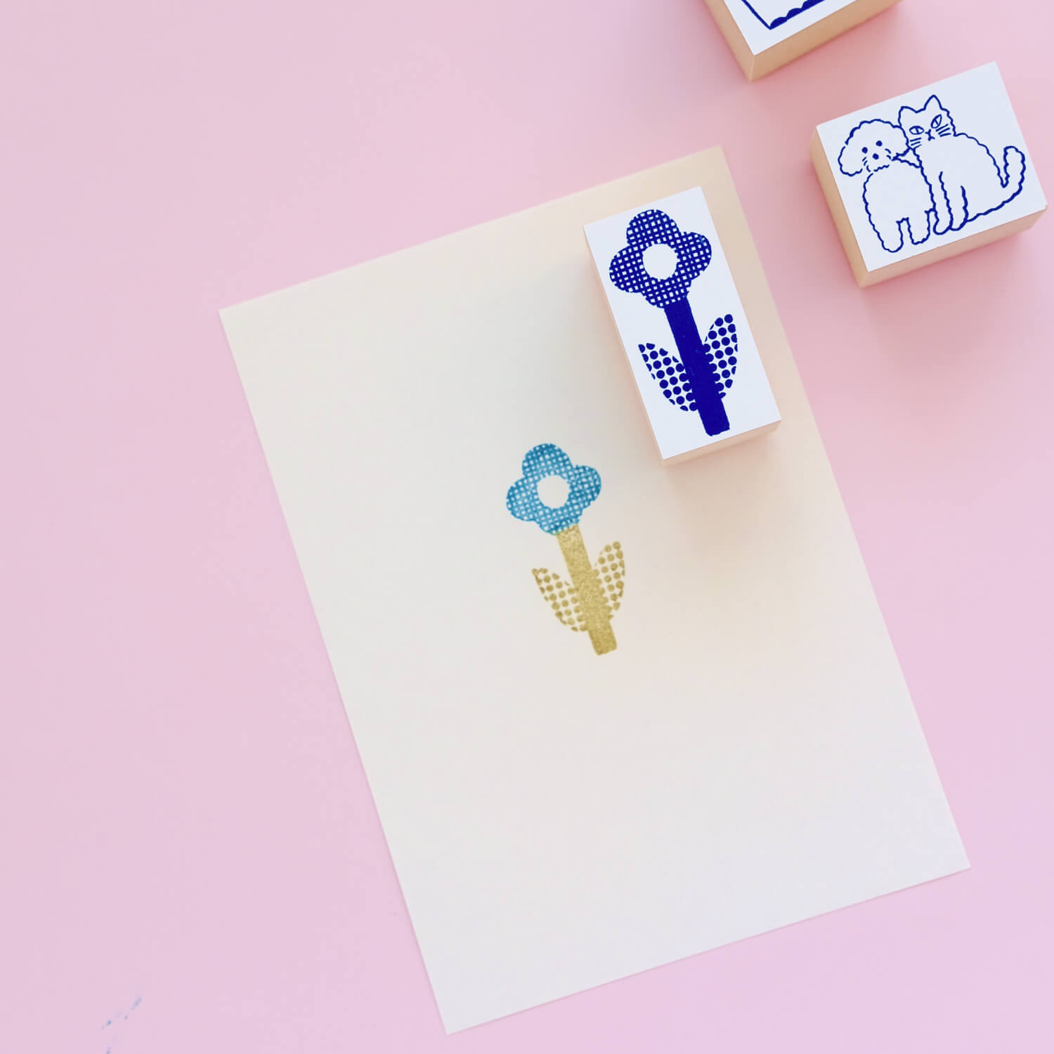 Yoshino Nocodico Rubber Stamp – Flower