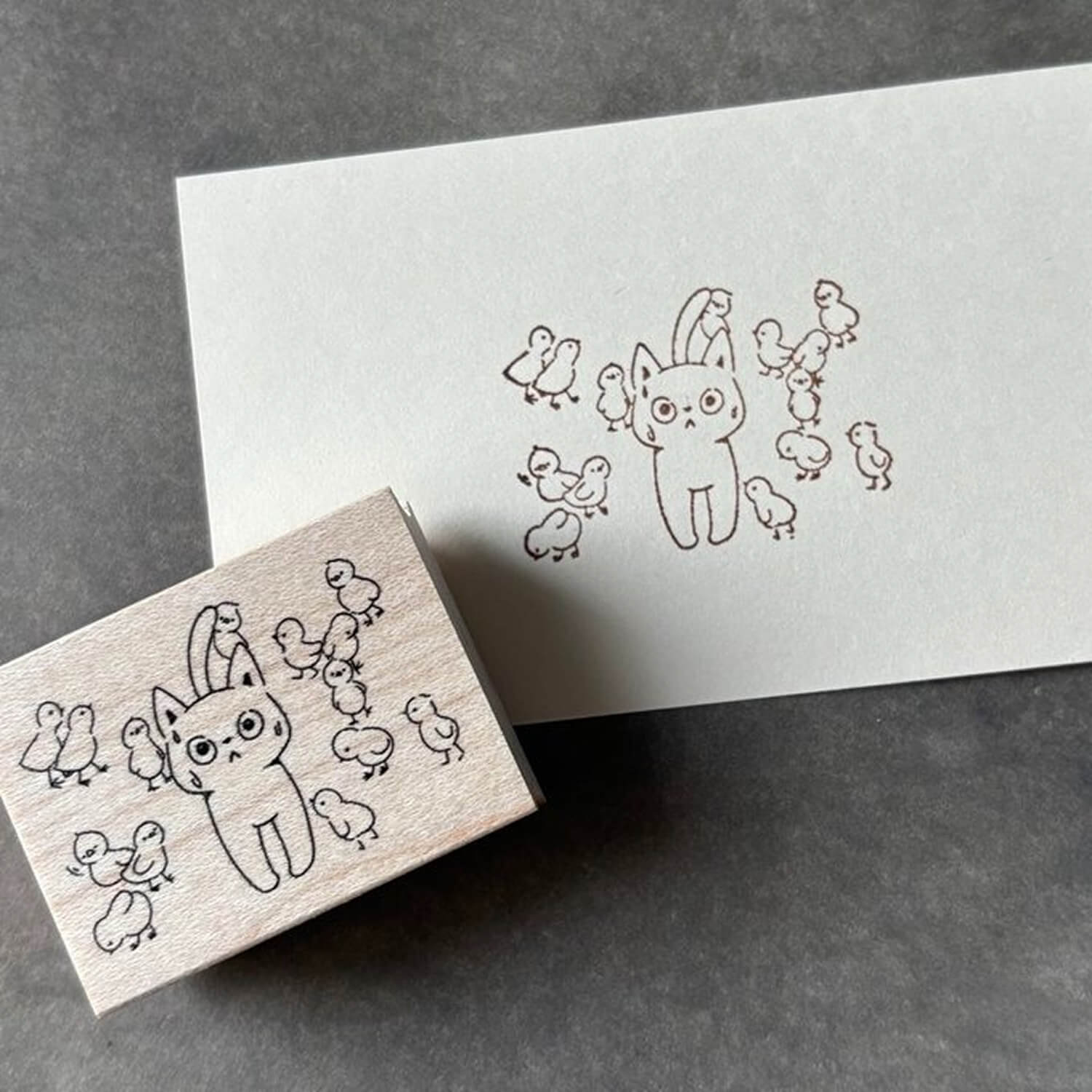 Yun Rubber Stamp – Cats and Chicks Everywhere