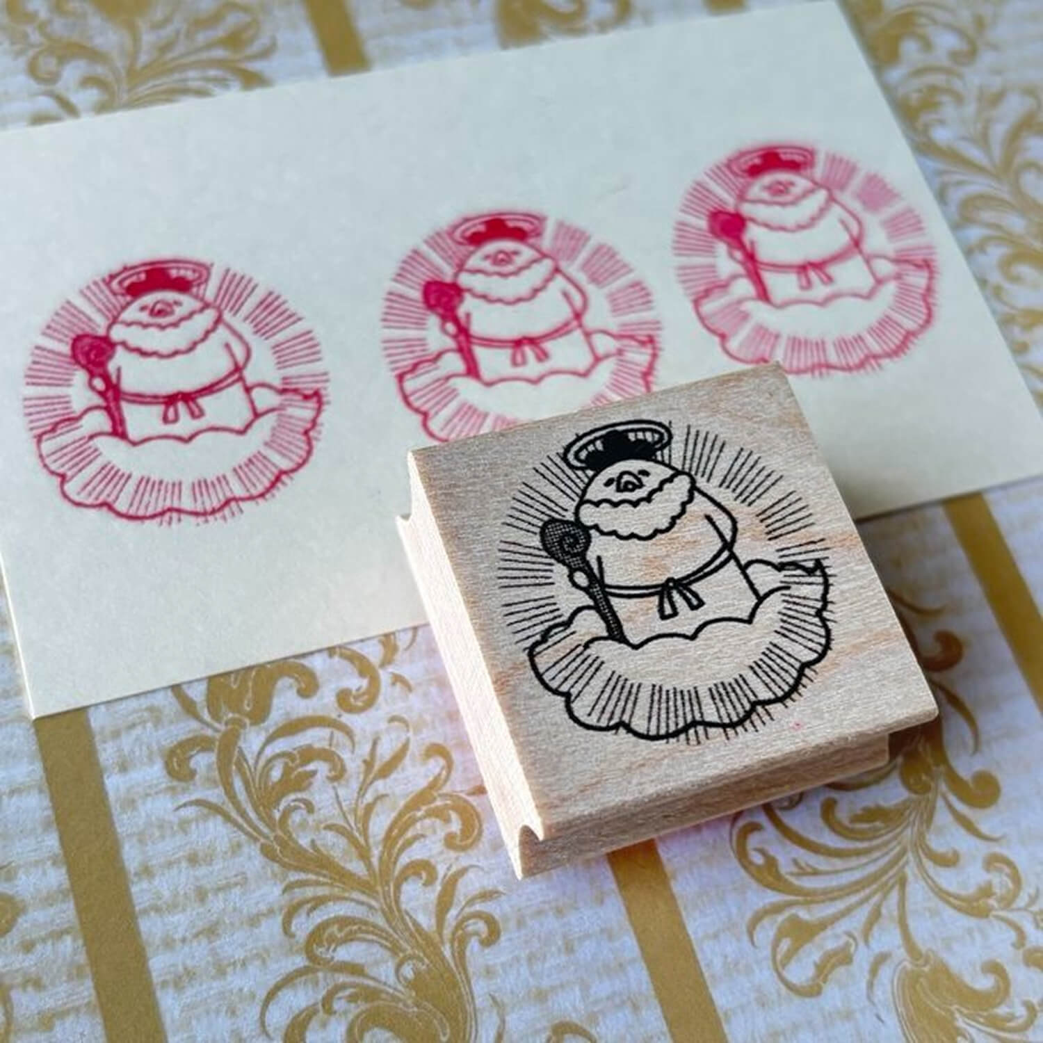 Yun Rubber Stamp – Goddess Mother Hen