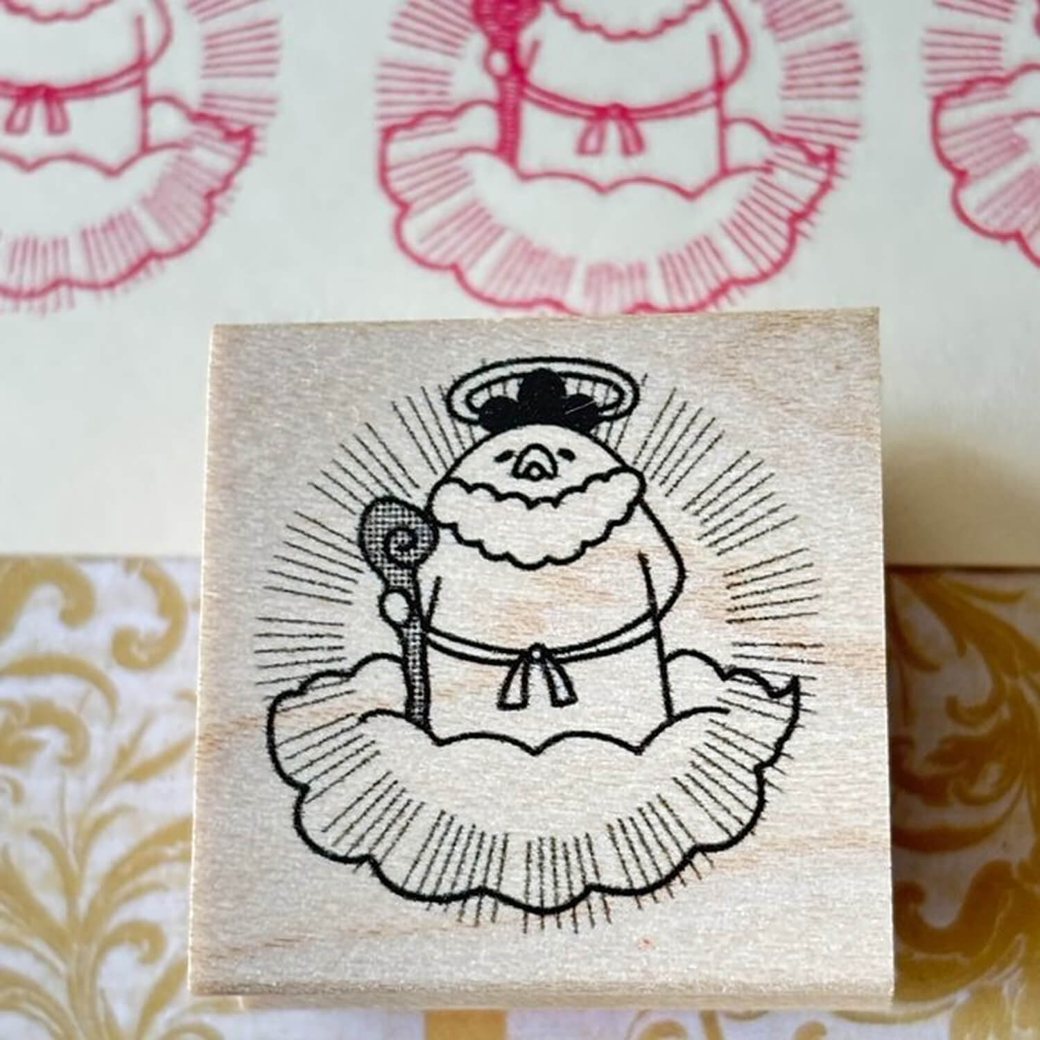 Yun Rubber Stamp – Goddess Mother Hen