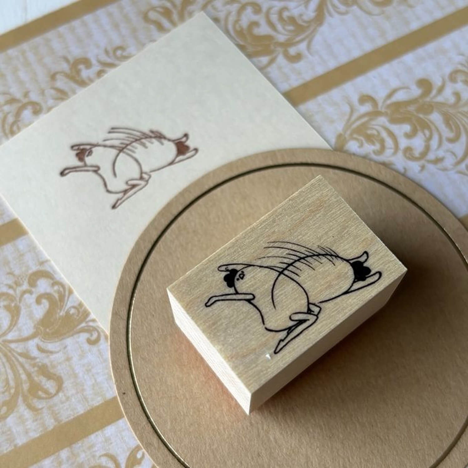 Yun Rubber Stamp – Hahaa! (Left)