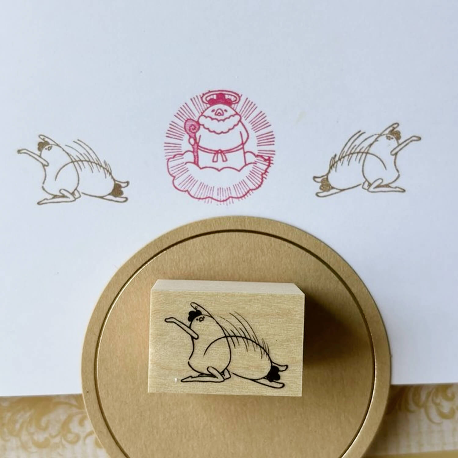 Yun Rubber Stamp – Hahaa! (Left)