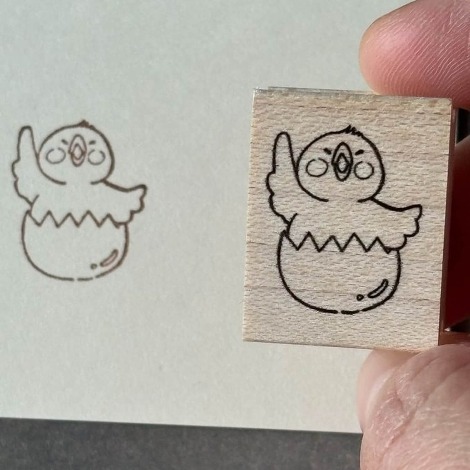Yun Rubber Stamp – Hi Chick