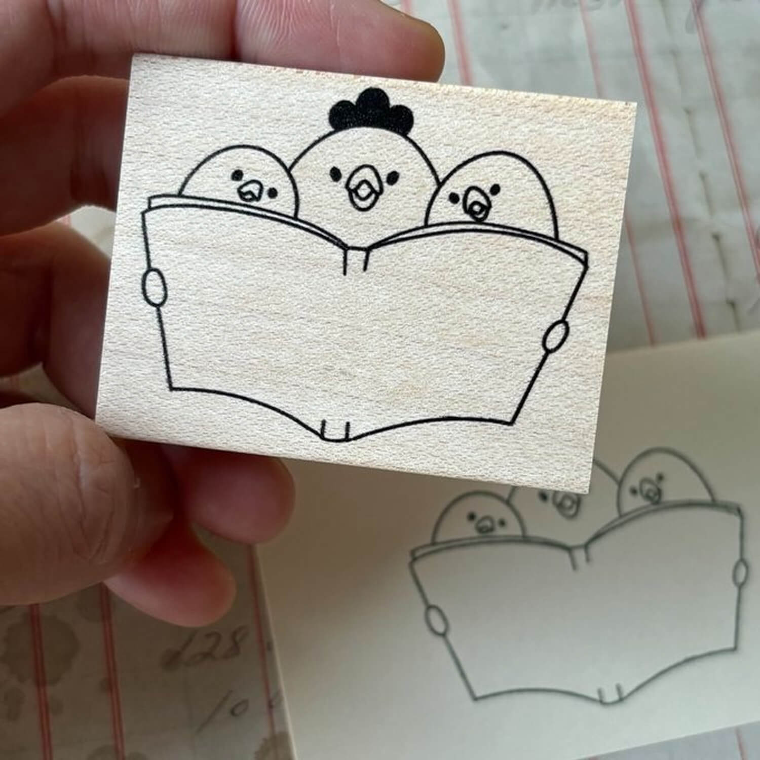 Yun Rubber Stamp – Read-Aloud Memo