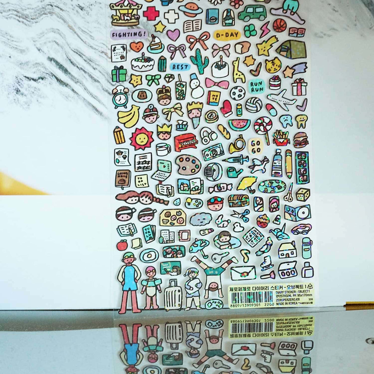 ZERO PER ZERO Diary Sticker – Object 1