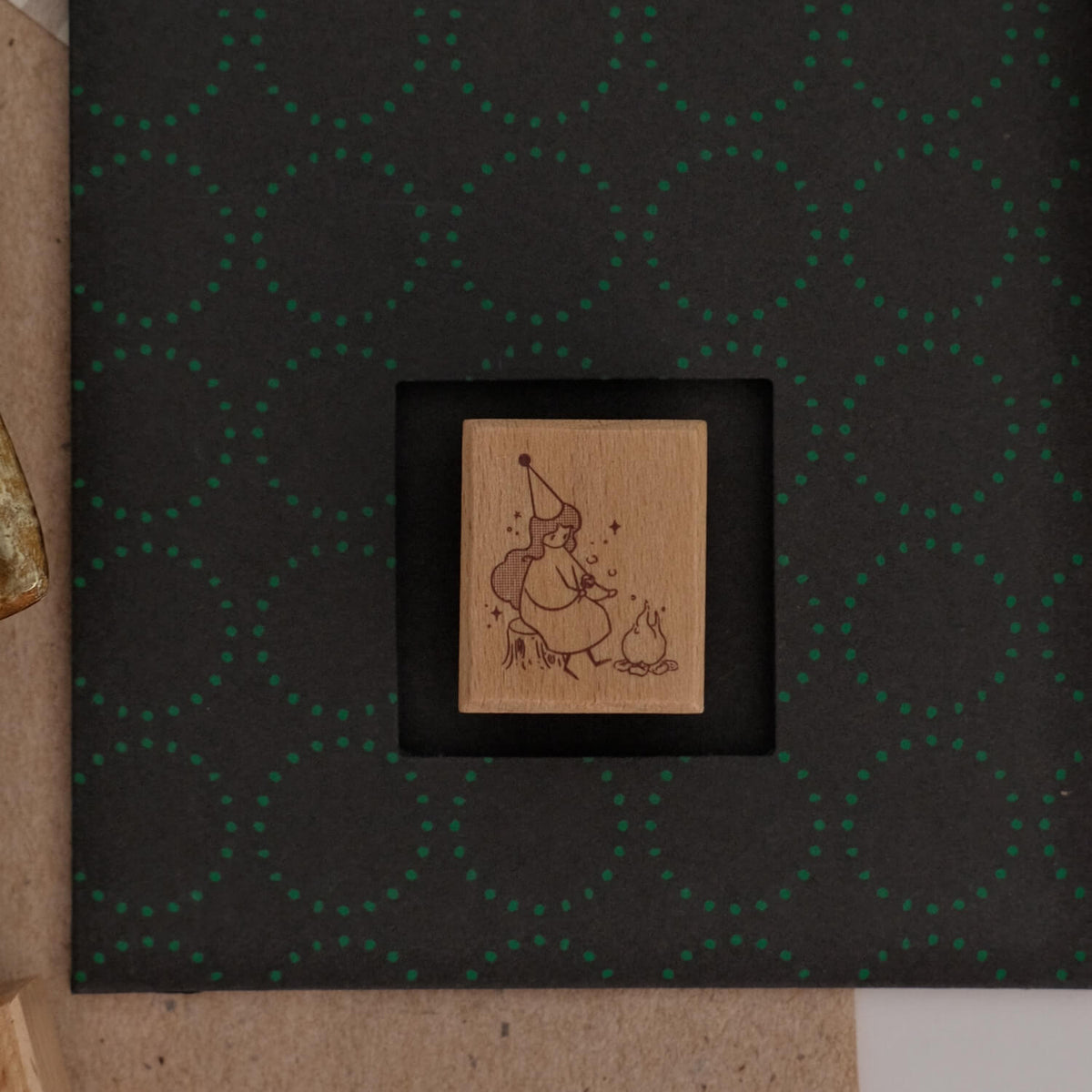 Zhaiwuyinzhi Rubber Stamp - Bonfire