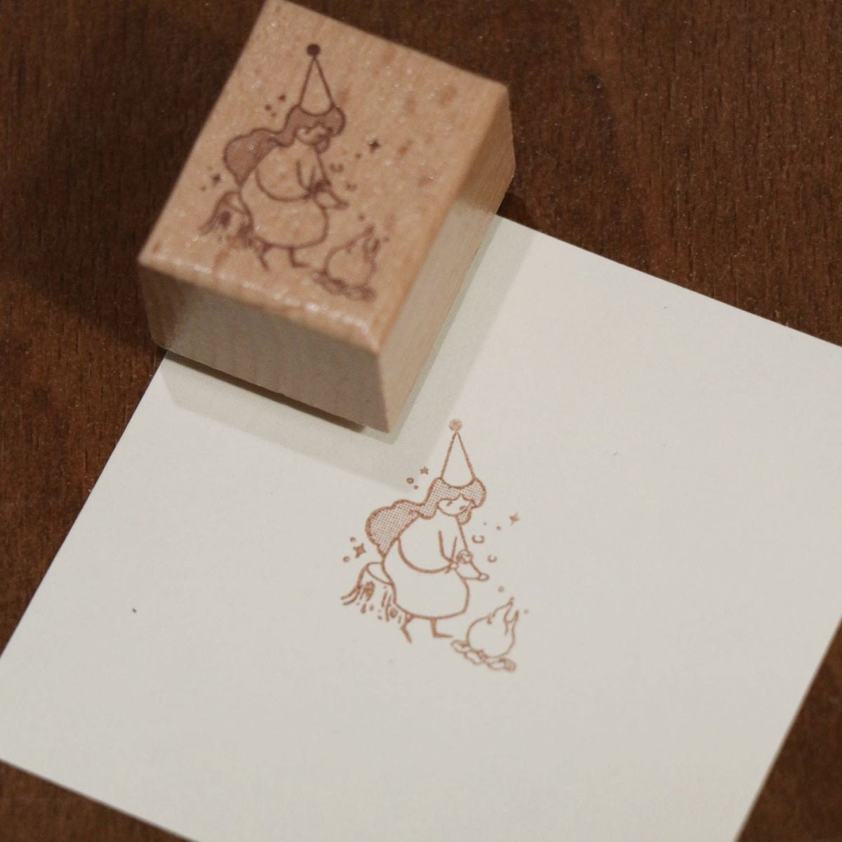 Zhaiwuyinzhi Rubber Stamp - Bonfire