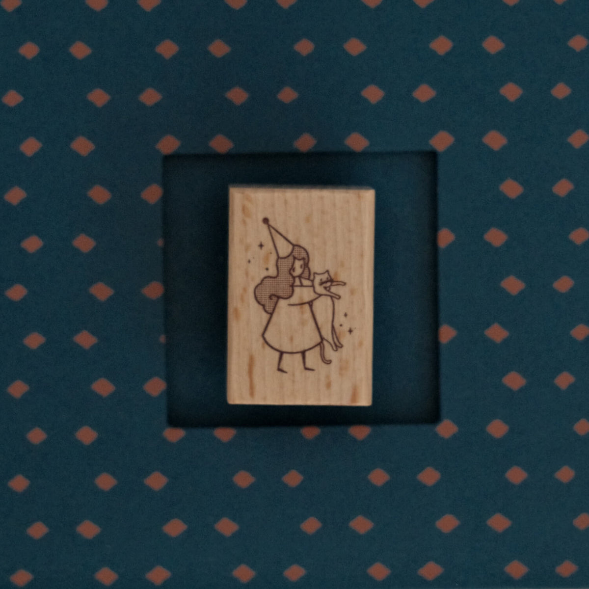 Zhaiwuyinzhi Rubber Stamp - Catcat