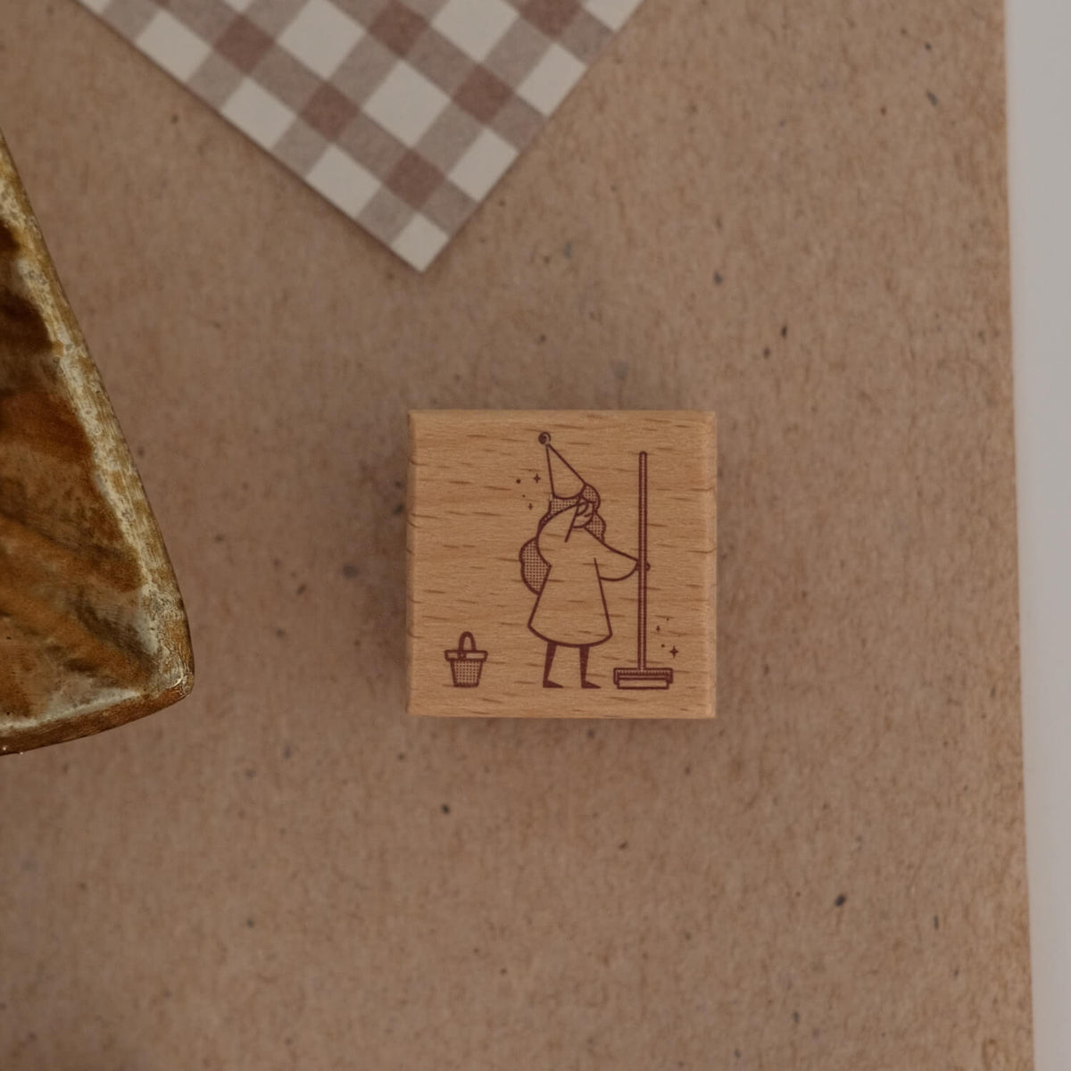 Zhaiwuyinzhi Rubber Stamp - Clean Up