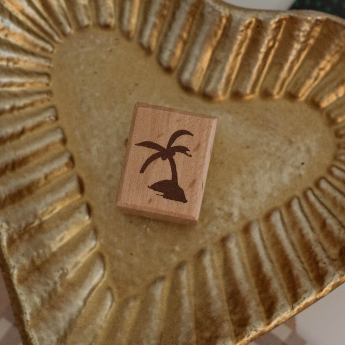 Zhaiwuyinzhi Rubber Stamp - Coconut Tree