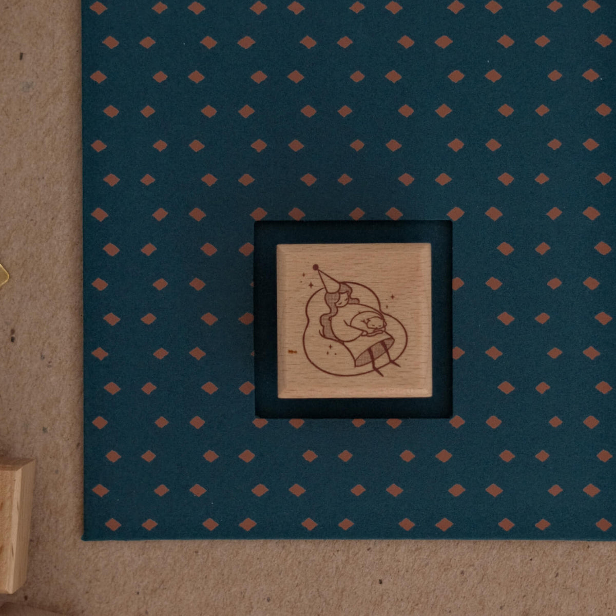 Zhaiwuyinzhi Rubber Stamp - Rest