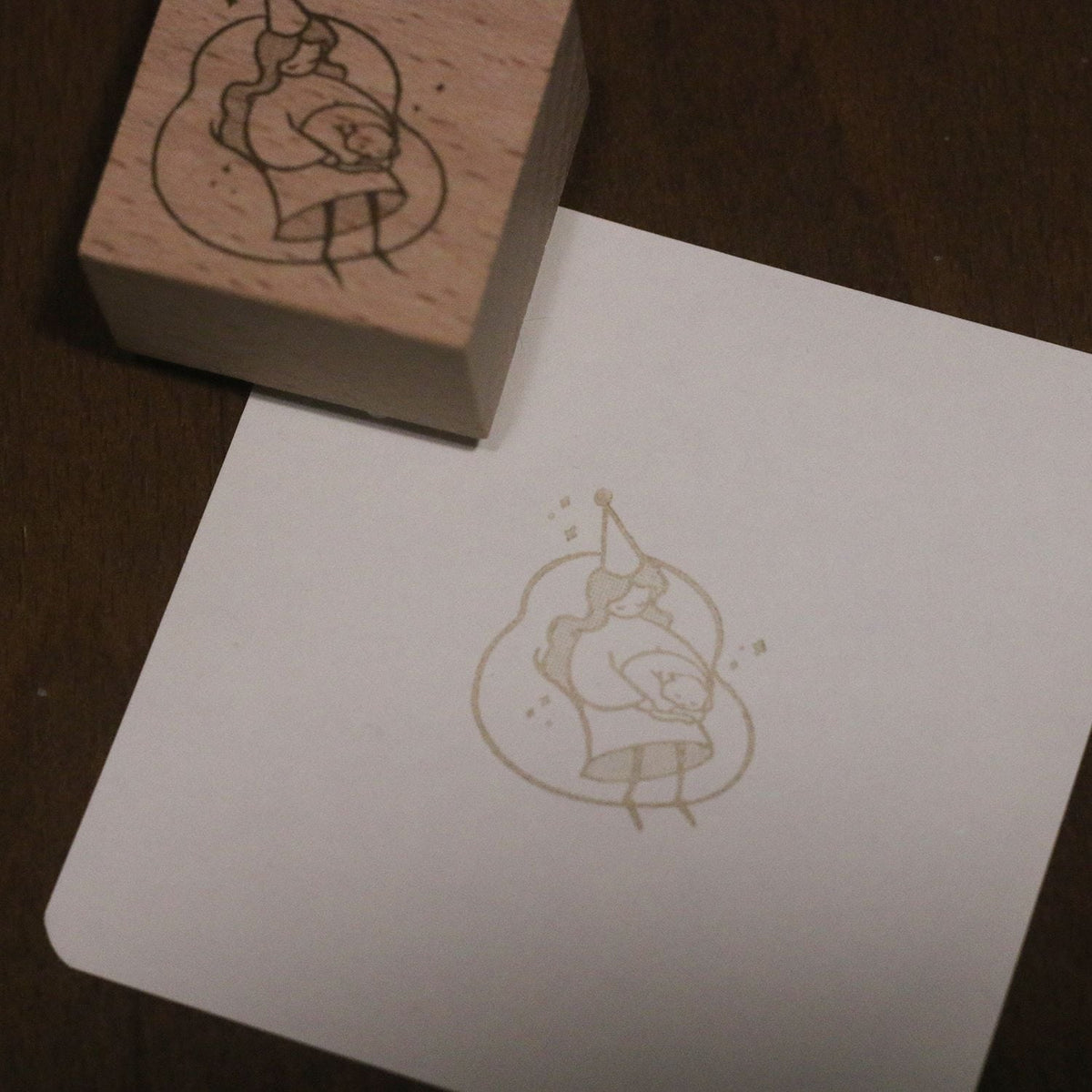 Zhaiwuyinzhi Rubber Stamp - Rest